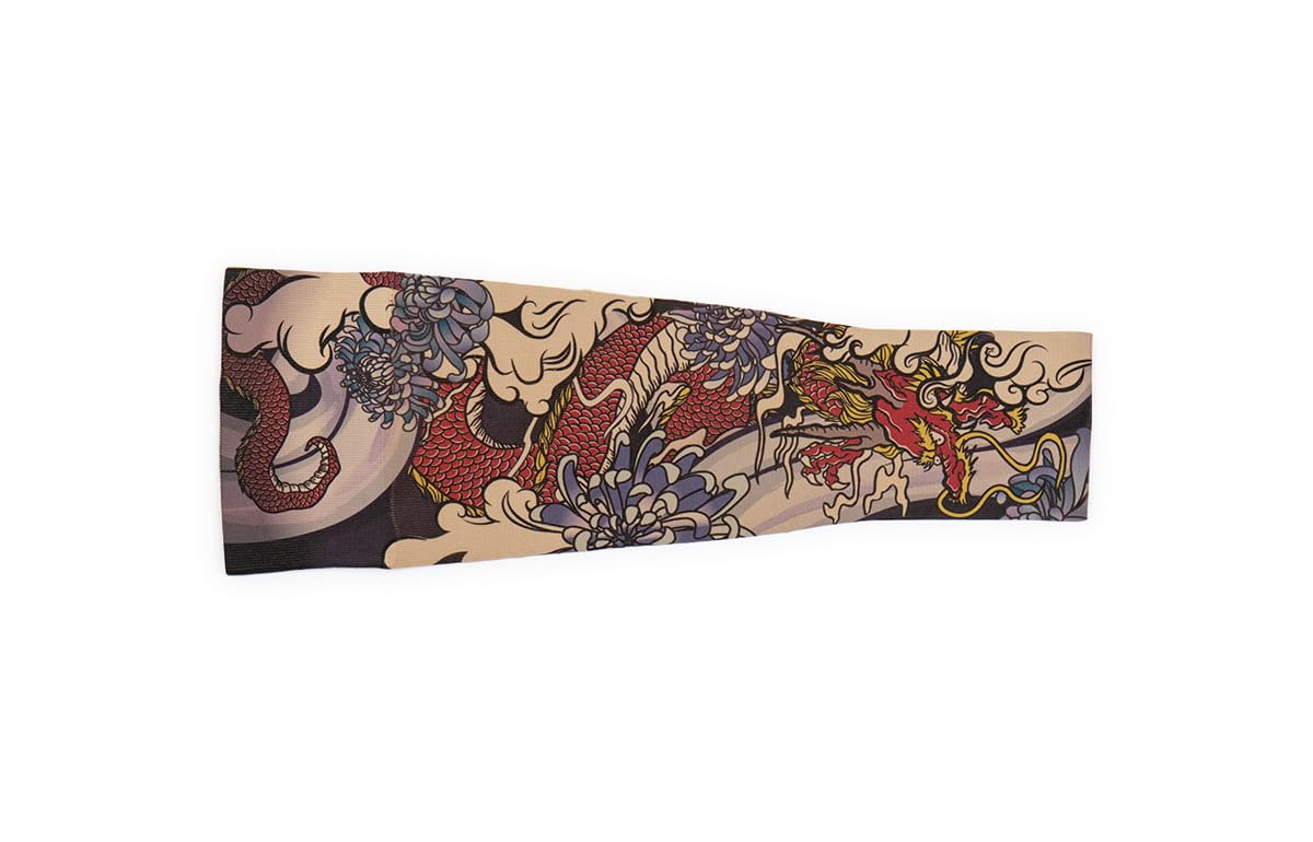 Beige Medical Graduated Compression Arm Sleeve for Lymphedema - Dragon Lair Brand - Ideal for Swelling Relief, Post-Surgery Recovery & Daily Comfort
