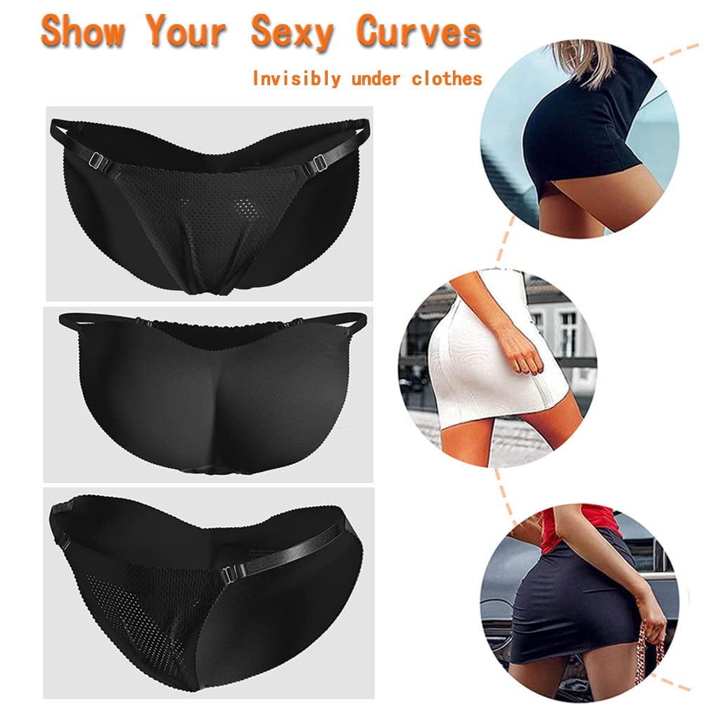 Seamless Butt Lifting Panties with Padded Inserts - Adjustable Shapewear for Women to Enhance Curves | Perfect for Everyday Wear, Special Occasions & Body Confidence