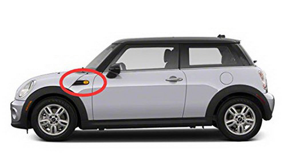 Amber LED Clear Lens Side Marker Lights for MINI Cooper MKI R50 R52 R53 - Upgrade Your Car's Style & Safety for Night Driving