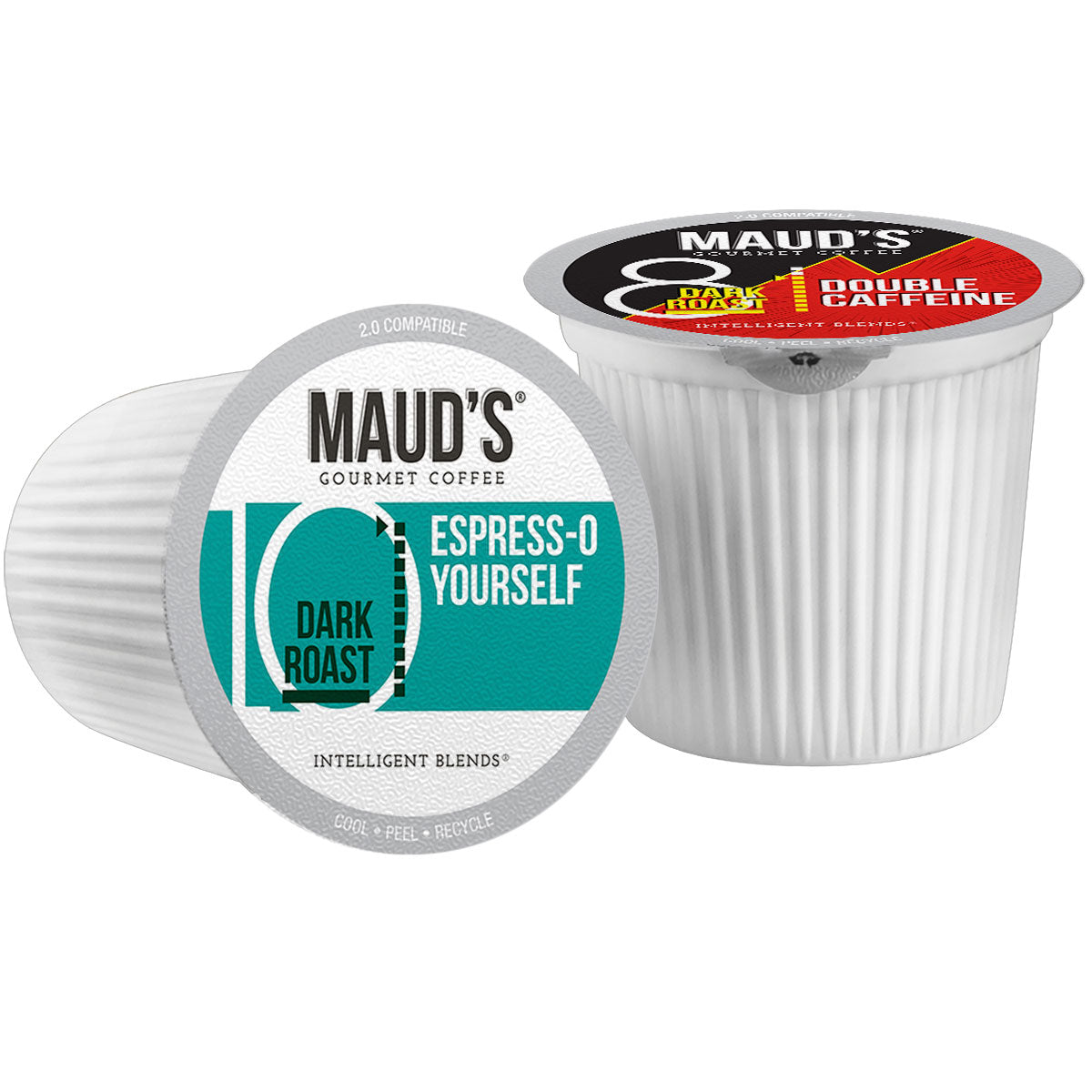 Premium Maud's Dark & Bold Roast Coffee Pods Variety Pack - 8 Rich Blends for Keurig Brewers | Perfect for Home, Office & Coffee Lovers
