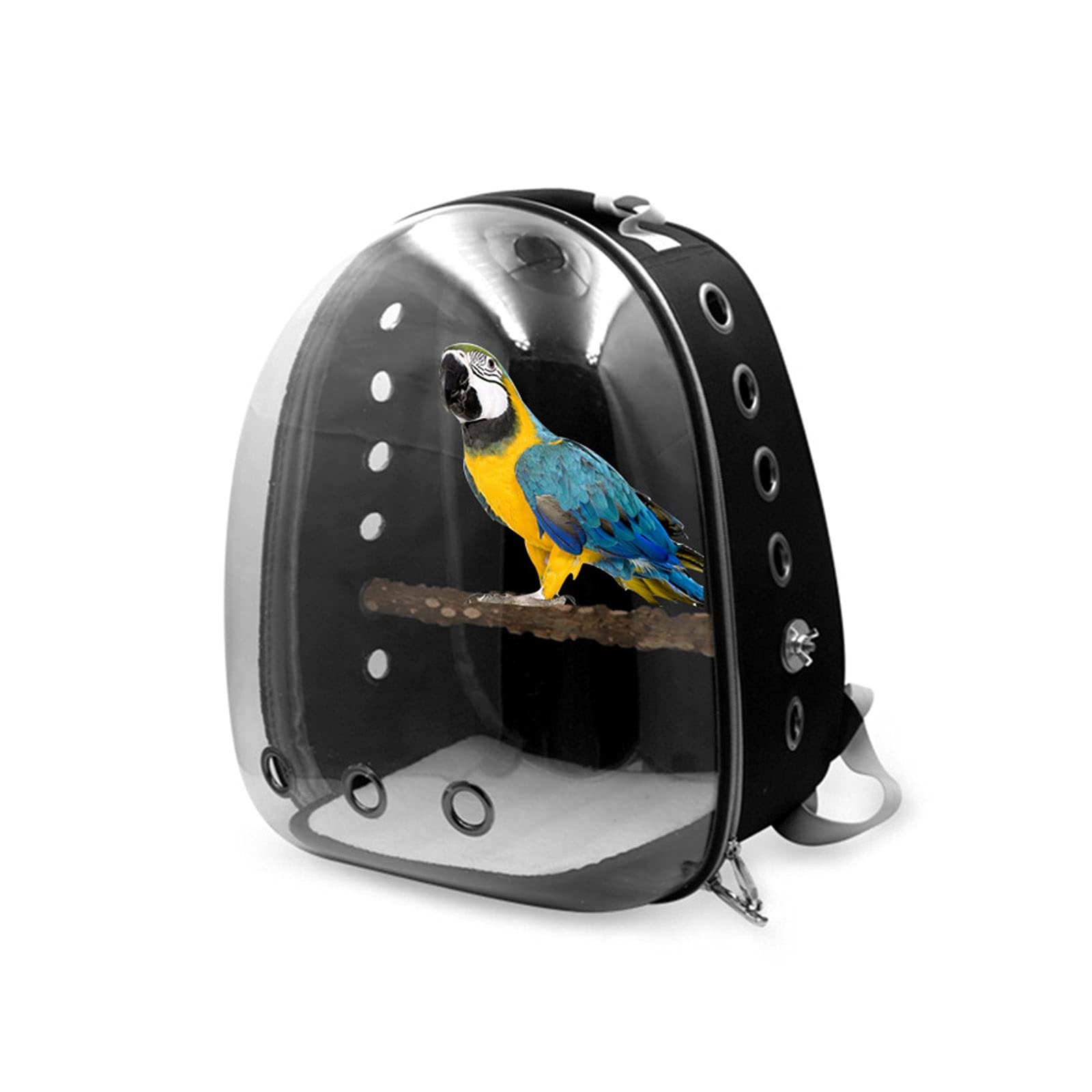 Lightweight Portable Bird Cage Carrier with Perch - Breathable Travel Pet Bag for Small Birds | Perfect for Vet Visits, Outdoor Adventures & Air Travel