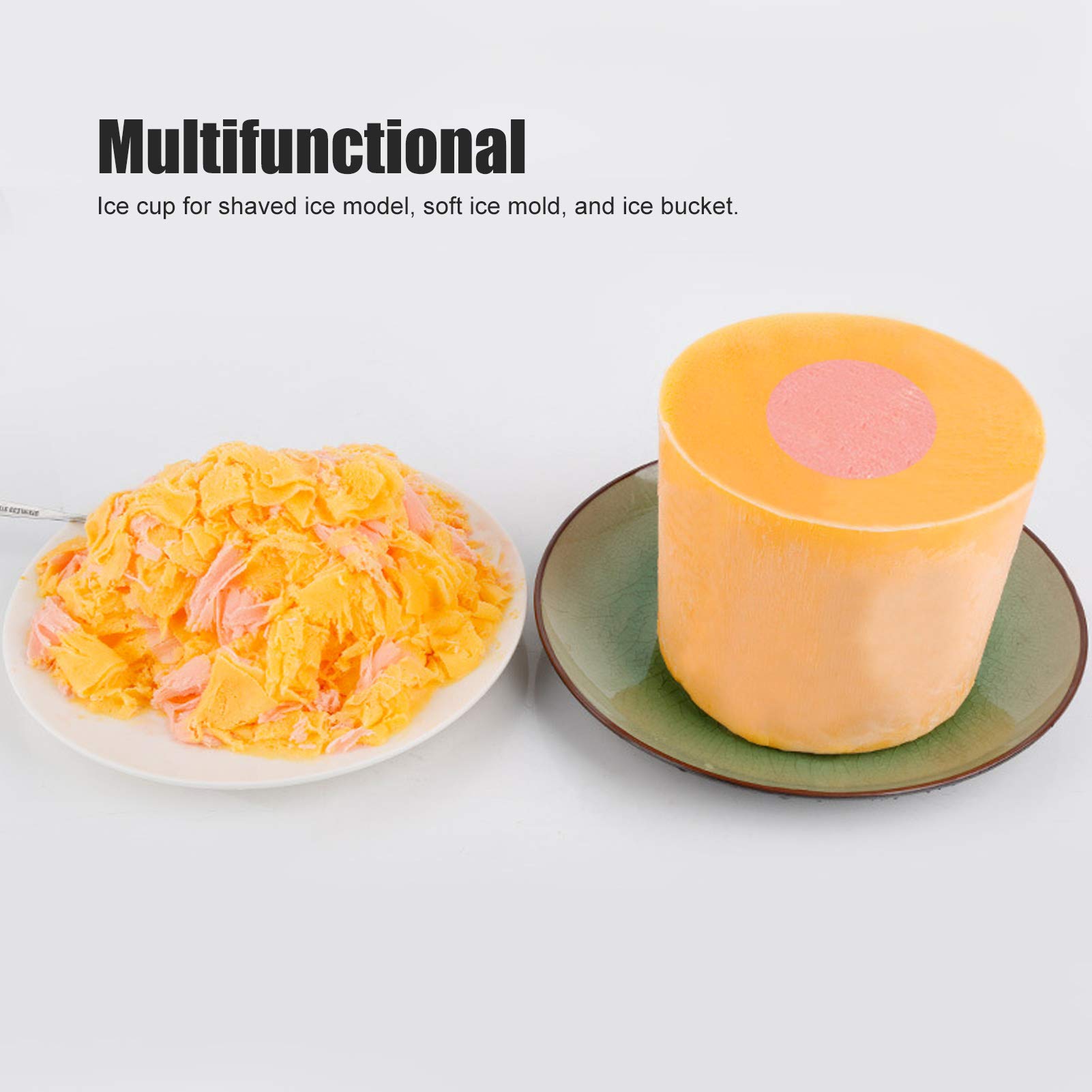 Reusable Ice Bucket & Shaved Ice Molds - Non-Toxic Cool Drink Container for Cocktails, Slushies, Snow Cones - Perfect for Parties, Bars & Summer Refreshments