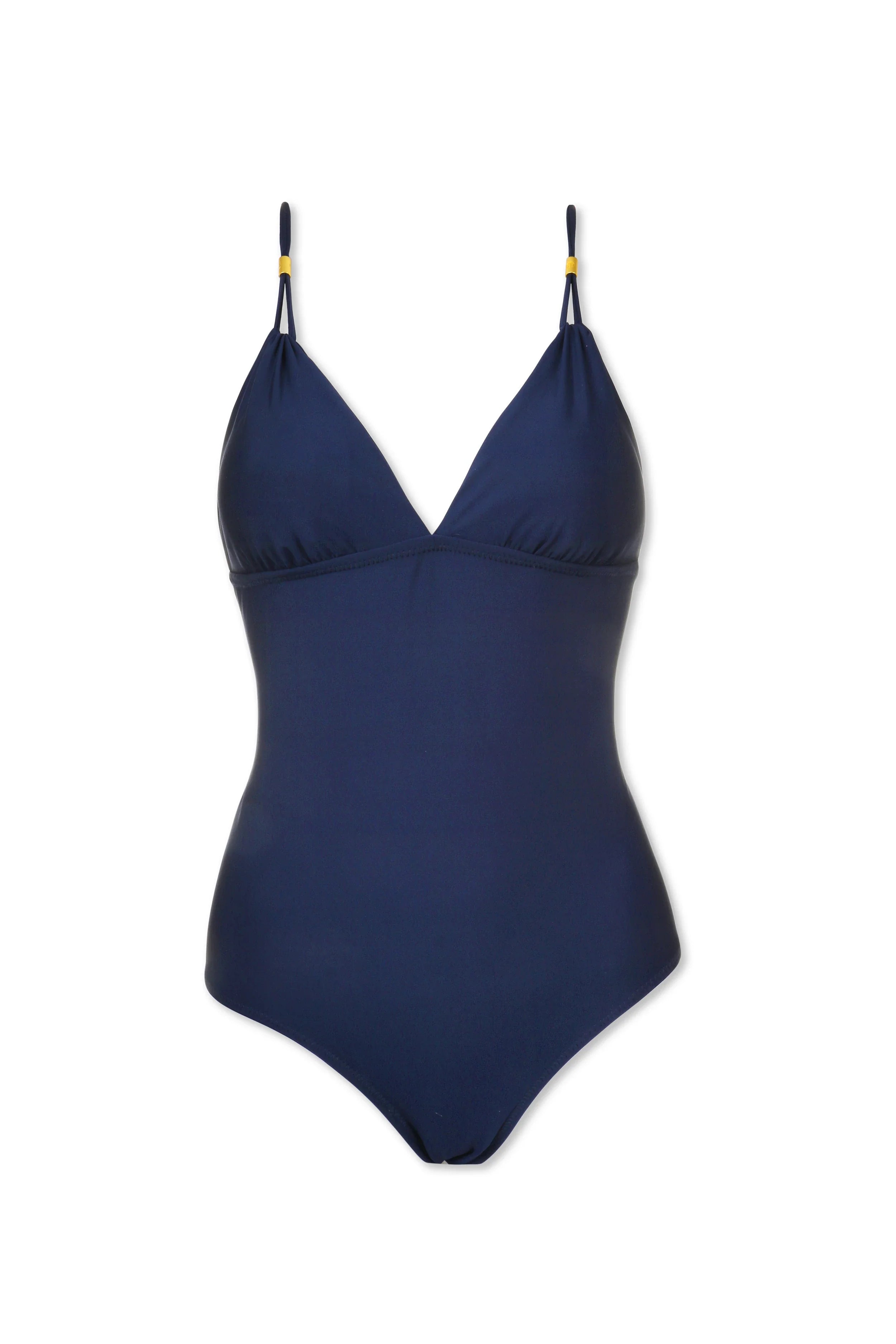 Lattice Back One Piece Swimsuit | Navy Blue Women's Bathing Suit for Beach, Pool & Summer Vacations