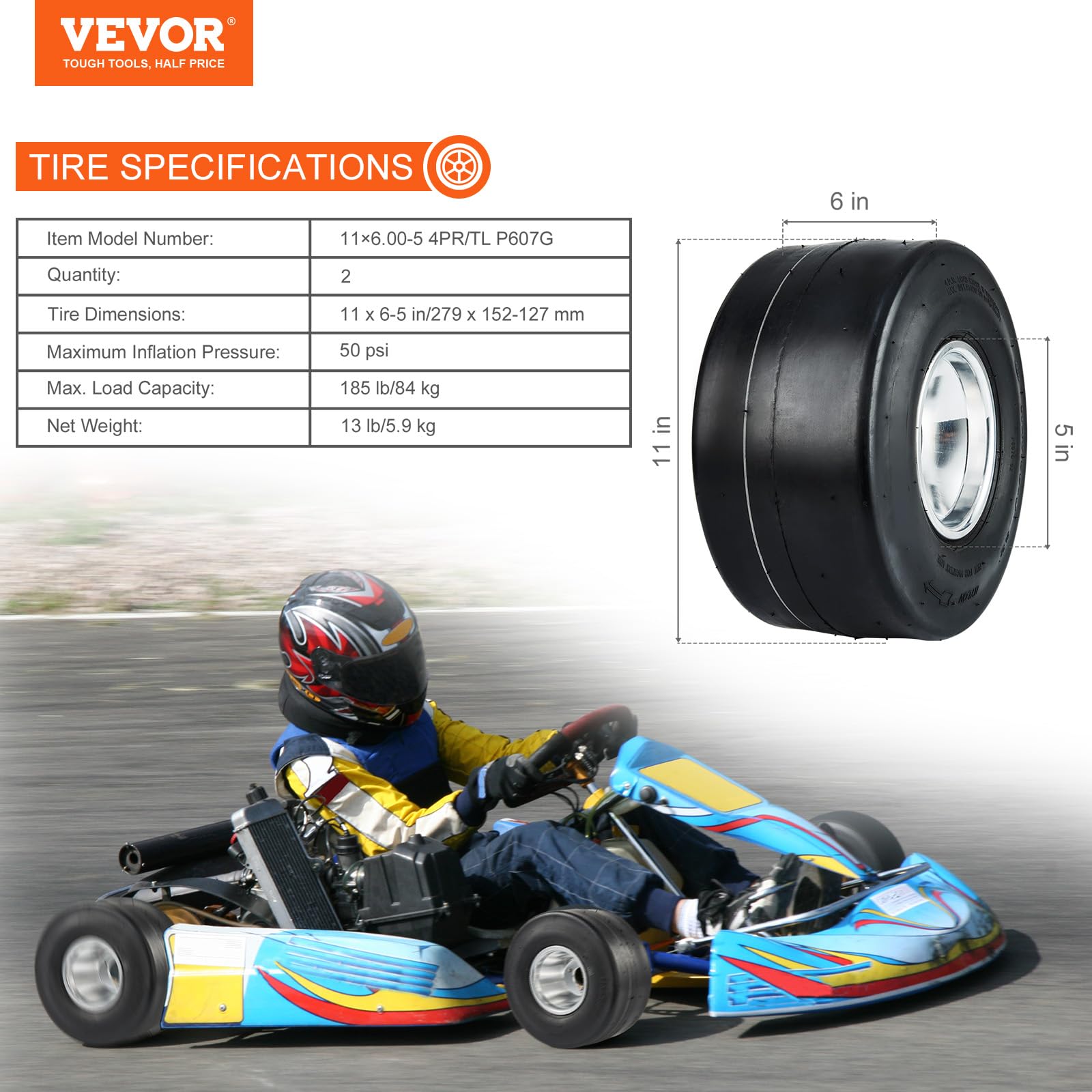 VEVOR 11x6-5