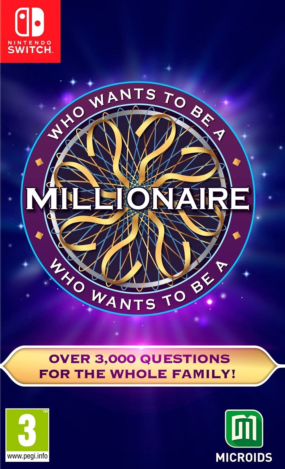 Who Wants To Be A Millionaire? Nintendo Switch Game - Family Trivia Party Game for Game Night & TV Show Fans
