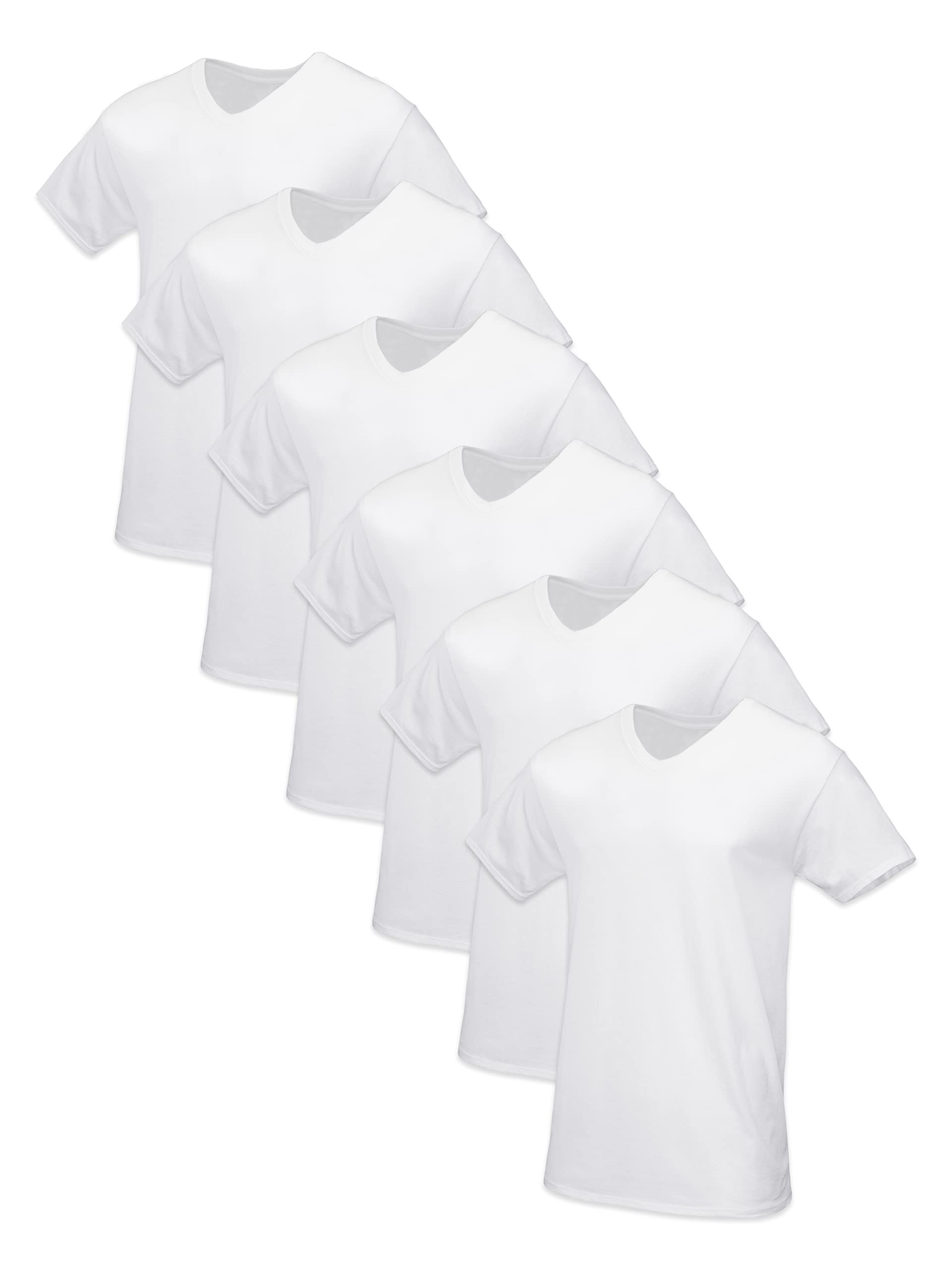 Men's Tag-Free Cotton Undershirts - Soft Breathable Comfort Fit for Everyday Wear | Perfect for Layering, Work & Casual Outfits