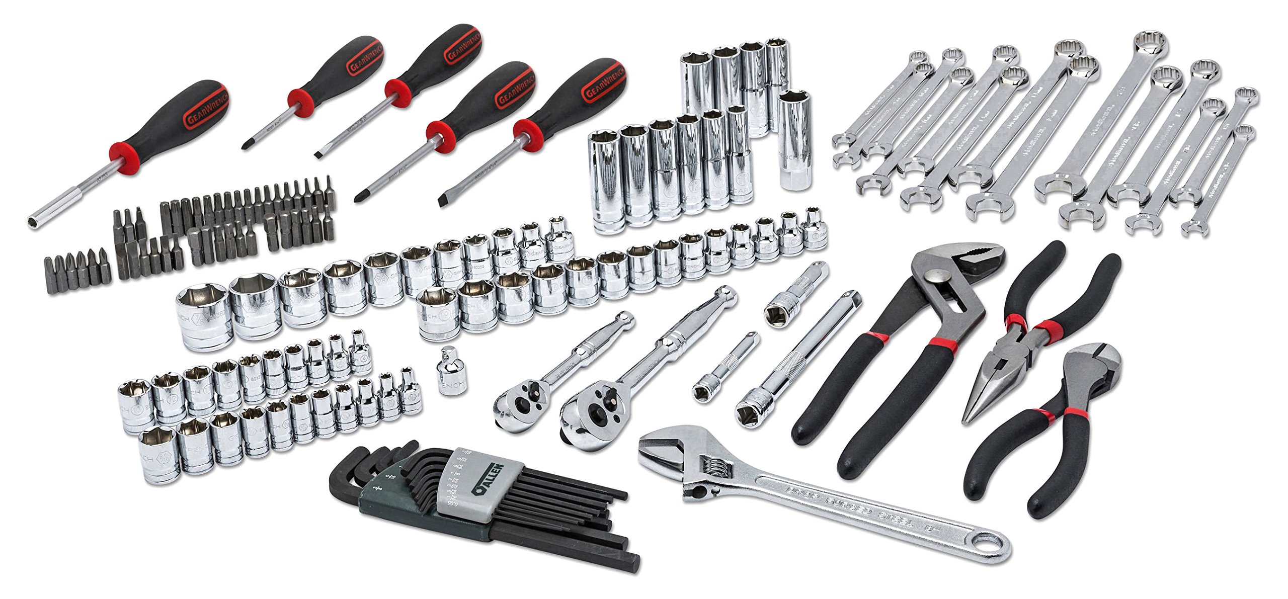 KD Tools 80938 230-Piece Master Mechanic Tool Set with Case - Complete Automotive & Home Repair Kit for DIY, Professional Mechanics & Handymen