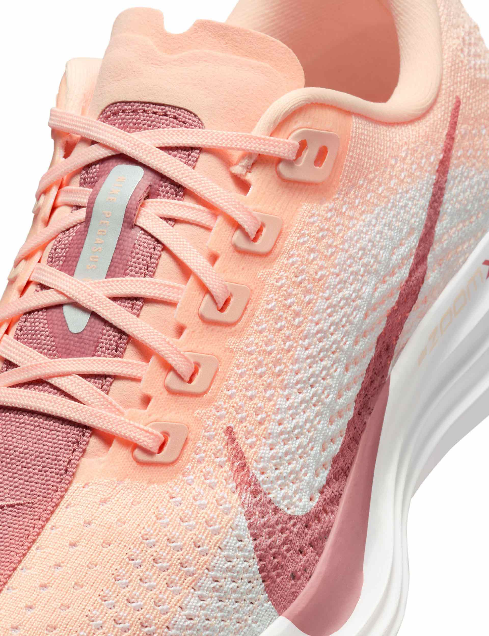 Pegasus Plus Running Shoes - Crimson Tint/Pure Platinum/Red Stardust/White | Lightweight Cushioned Sneakers for Men & Women | Perfect for Jogging, Gym Workouts & Daily Wear