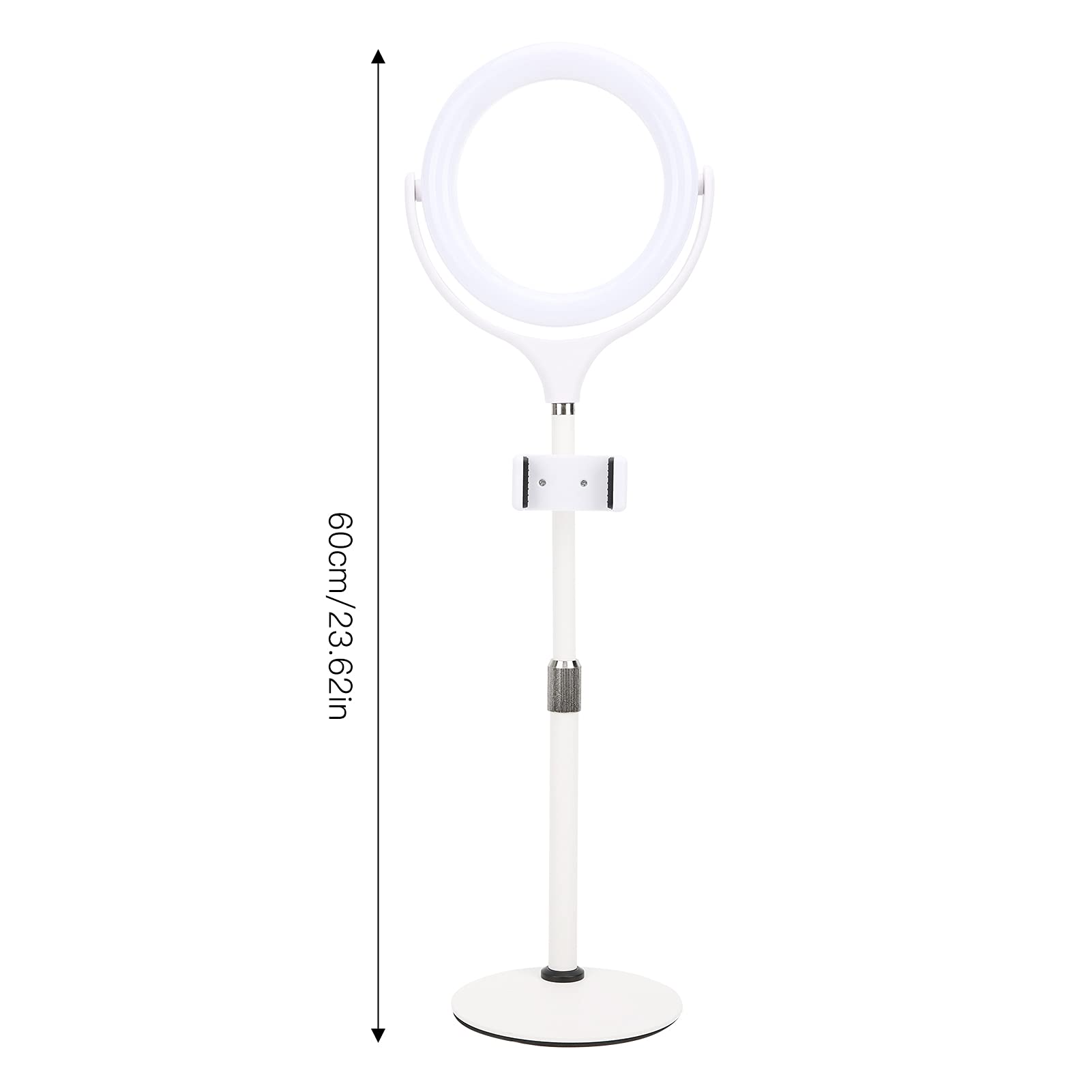 8-Inch Ring Light for Live Streaming, Selfie, Video Calls - Fill Light with Adjustable Brightness for Night Photography, YouTube, TikTok & Zoom Meetings