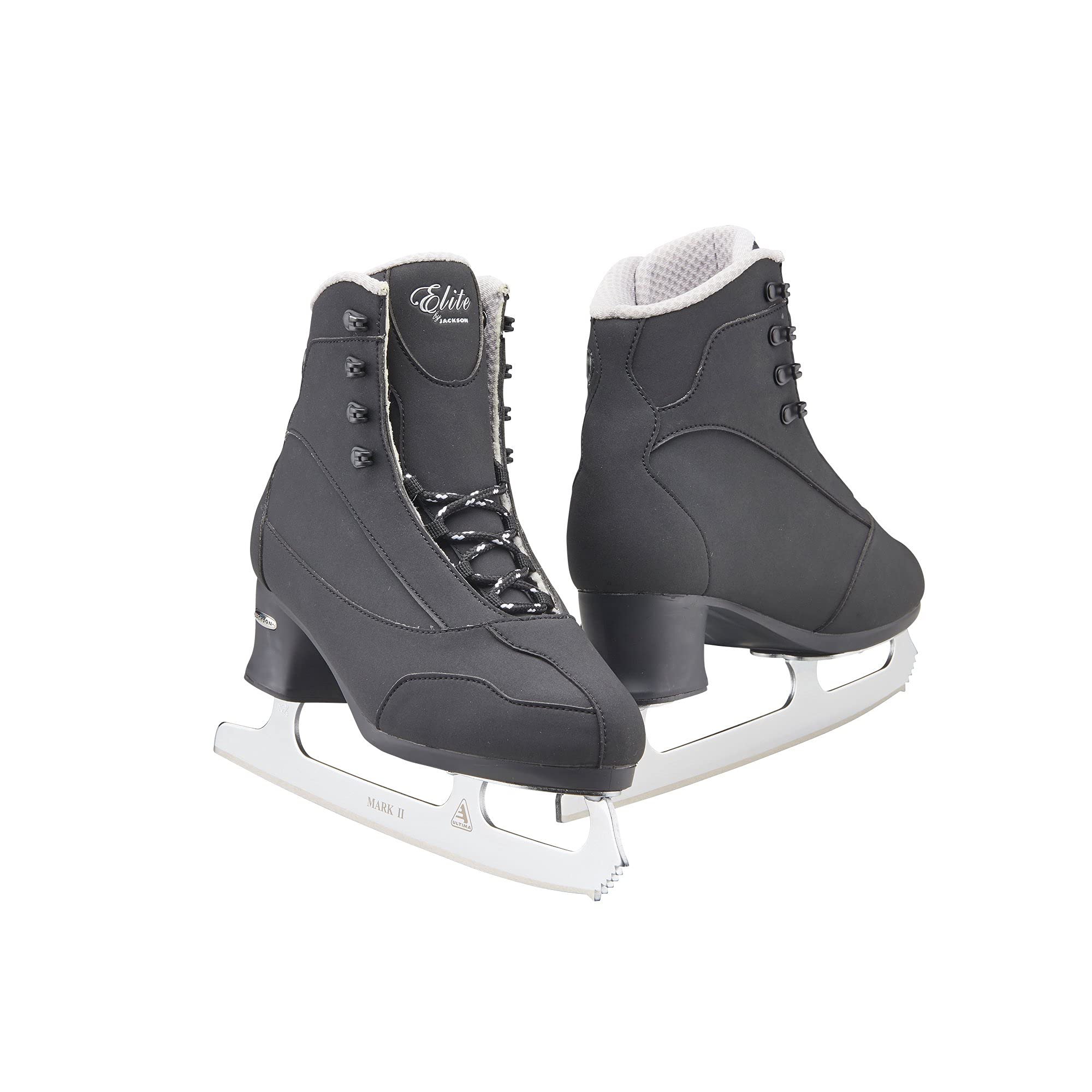 Jackson Ultima Men's Elite Figure Skates with Mark II Blade - Size 10 Medium Width for Competitive Skating & Ice Dancing
