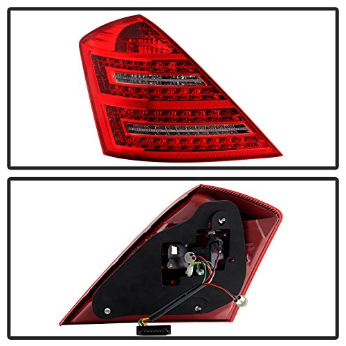 Mercedes Benz S Class W221 2007-2009 Euro LED Style Rear Brake Tail Lights - Perfect for Night Driving & Enhanced Safety