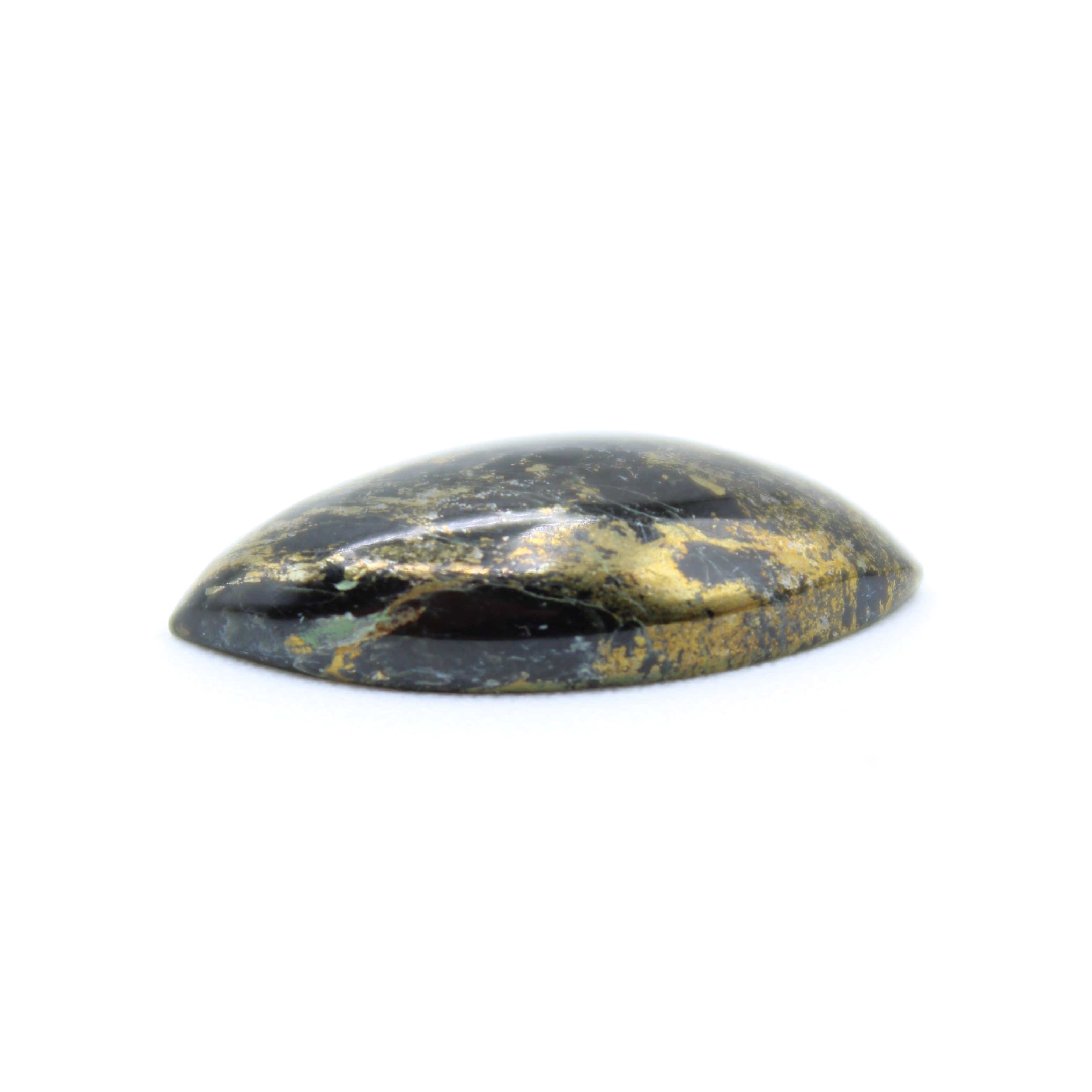 Natural Apache Gold Cabochons for Jewelry Making - Handcrafted Gemstones for Necklaces, Rings & Bracelets | Perfect for DIY Crafting & Gifts