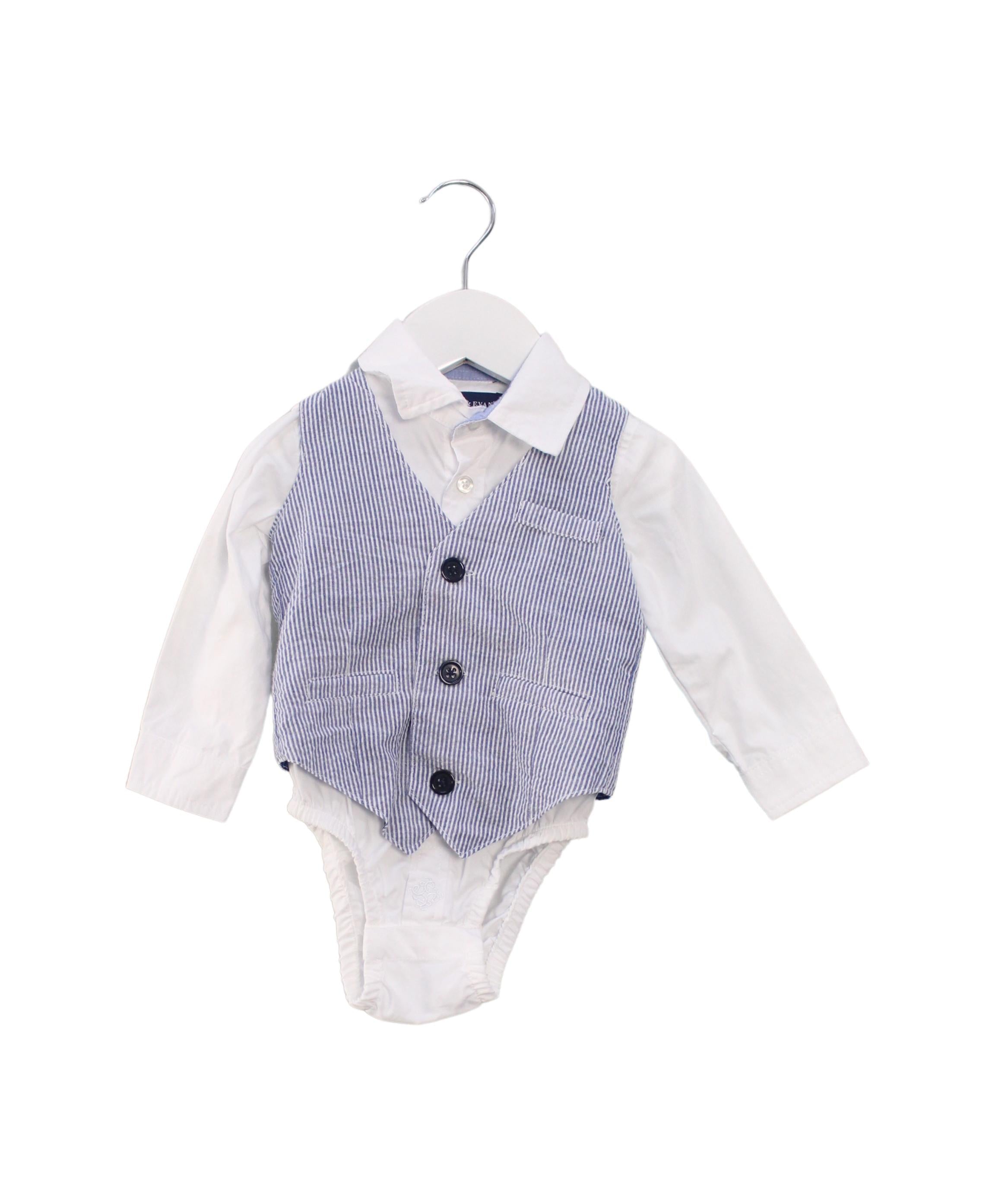 Andy & Evan Long Sleeve Baby Bodysuit - Soft Cotton Onesie for 6-9 Months - Perfect for Playtime, Daycare & Family Photos