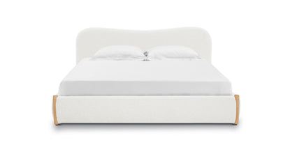 Hayde Bed - Queen Size Platform Bed Frame with Headboard, Modern Wooden Bed Frame for Bedroom, Sturdy & Easy Assembly - Perfect for Master Bedroom, Guest Room, or Dorm