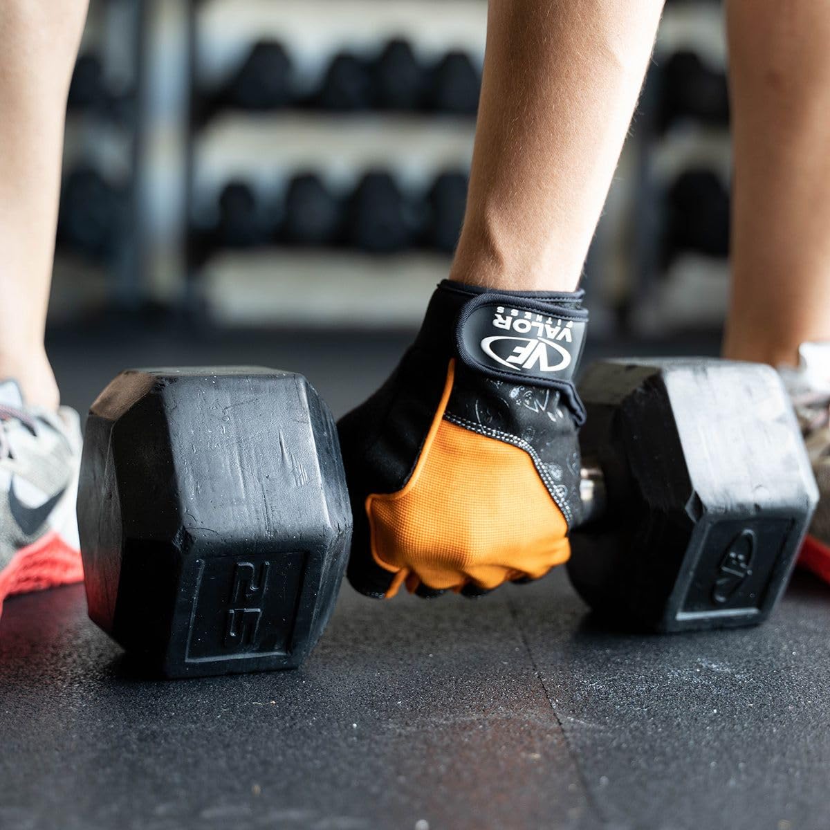 Valor Fitness Rubber Hex Dumbbell Set - Adjustable Free Weights for Home Gym, Strength Training & CrossFit | Perfect for Weight Lifting, Muscle Building & Full Body Workouts at Home or Commercial Gym