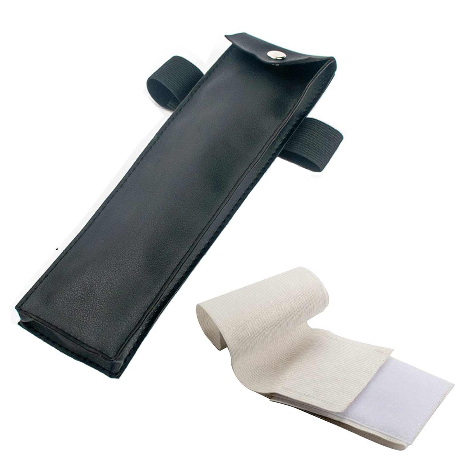Ninja Kunai Leg Bag - PU Leather Storage Pouch with Bandage for Cosplay | Perfect for Anime Conventions, Halloween Costumes & Martial Arts Training