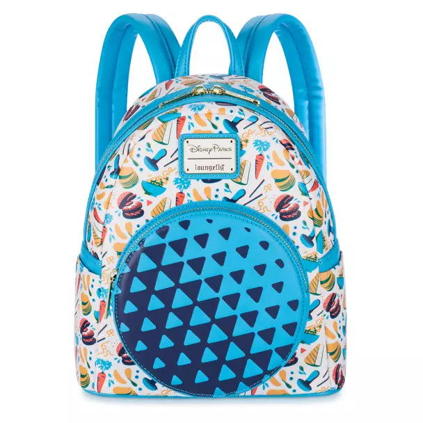 EPCOT International Food & Wine Festival 2023 Loungefly Mini Backpack - Disney Themed Collectible Crossbody Bag for Women & Men - Perfect for Theme Parks, Travel & Everyday Use