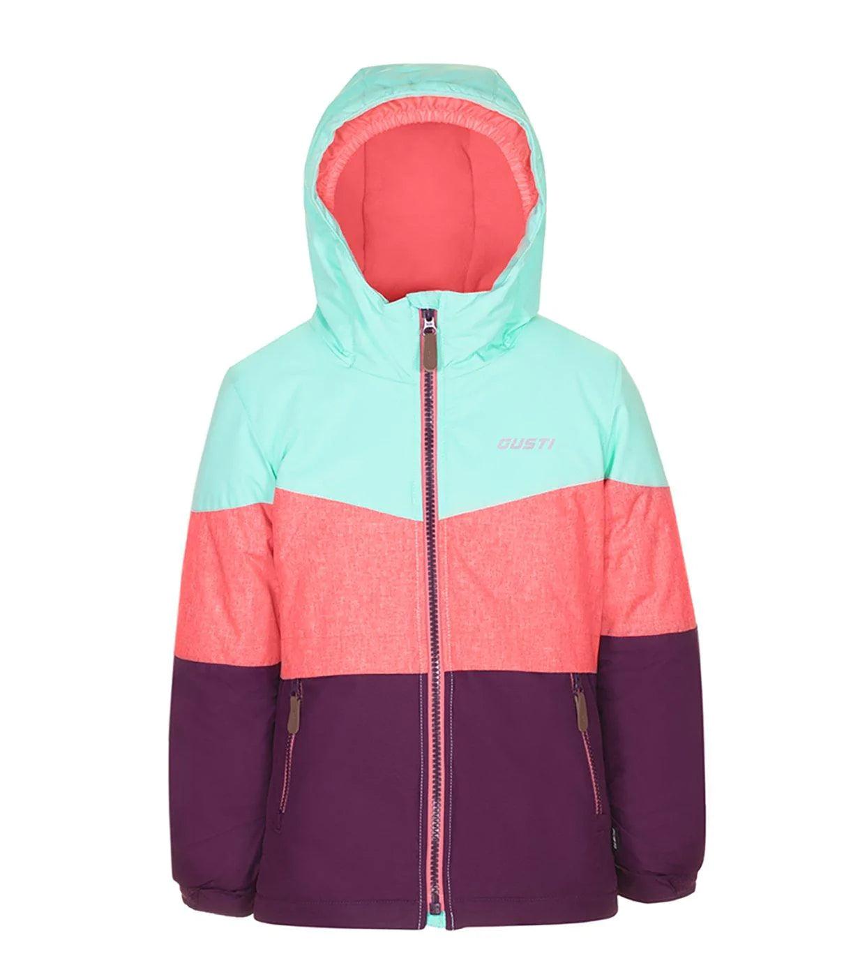 Gusti Hanna Snowsuit for Toddlers - Waterproof Winter Jacket & Pants Set, Purple - Perfect for Snow Play, Skiing & Outdoor Adventures