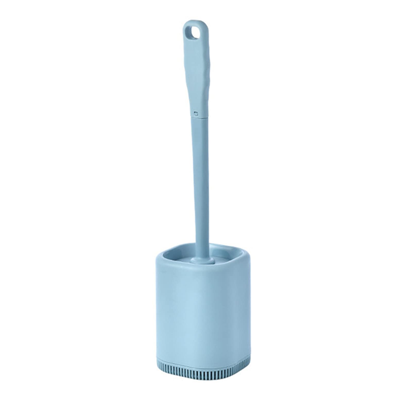 Nipogear 2-Pack Long Handle Toilet Brush Set - No Dead End Design for Deep Cleaning - Blue Bathroom Cleaning Brush for Home, Hotel, and Office Use
