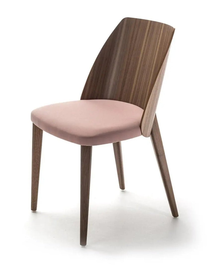 Bross Shell Dining Chair - Modern & Comfortable Wooden Seat for Kitchen, Dining Room, or Office - Perfect for Home Decor & Entertaining