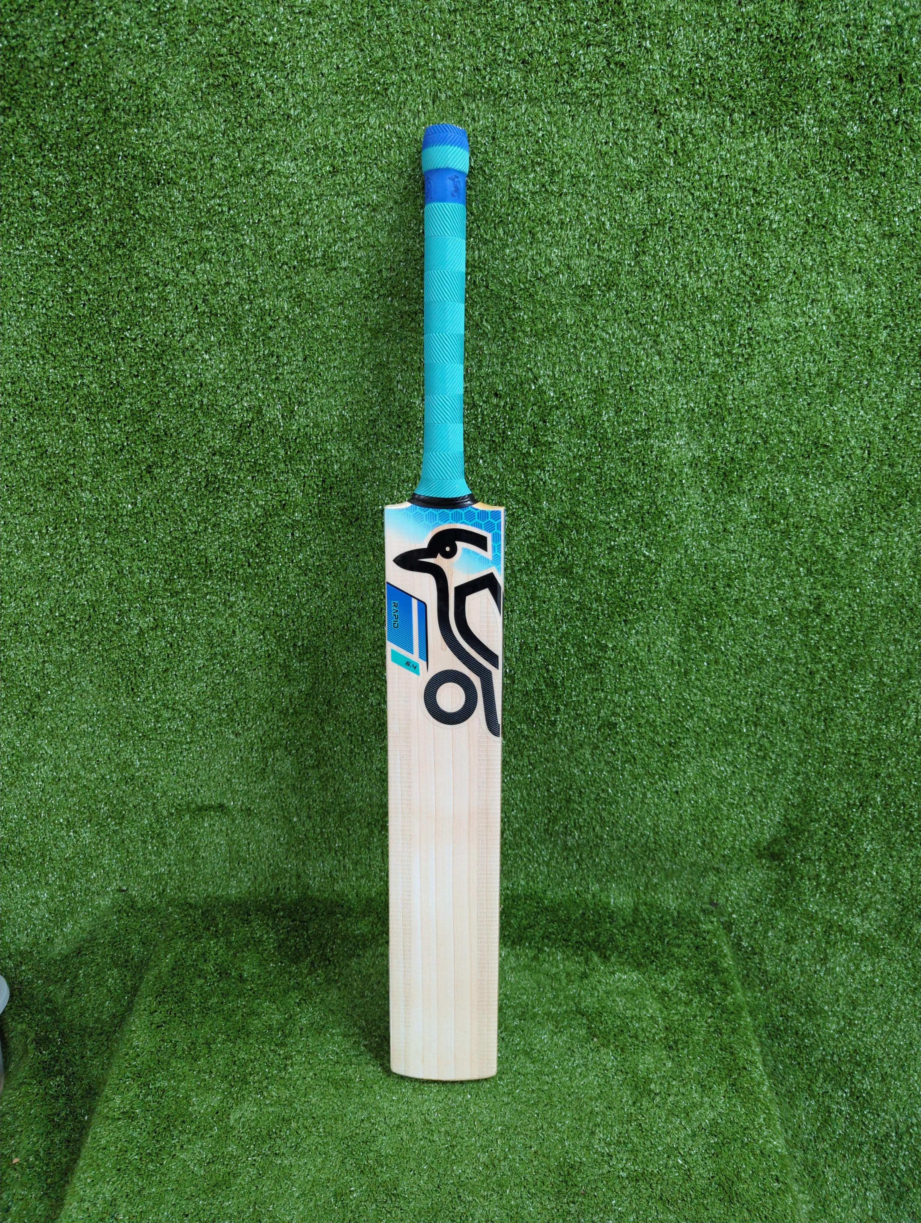 Kookaburra Rapid 6.4 English Willow Cricket Bat - Premium Grade Cricket Equipment for Professional Players | Perfect for Matches, Training & Club Play