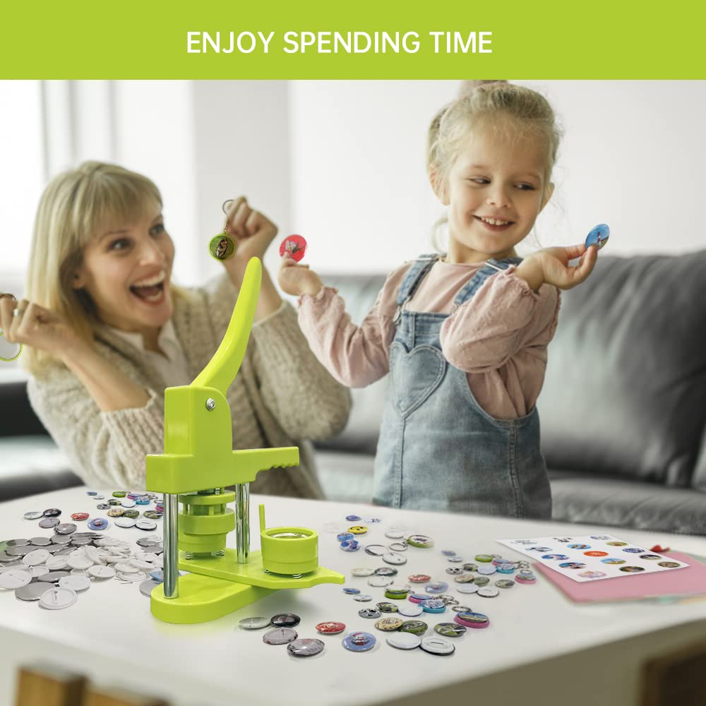 FastToBuy 4th Gen Button Maker Machine - 37mm/1.5