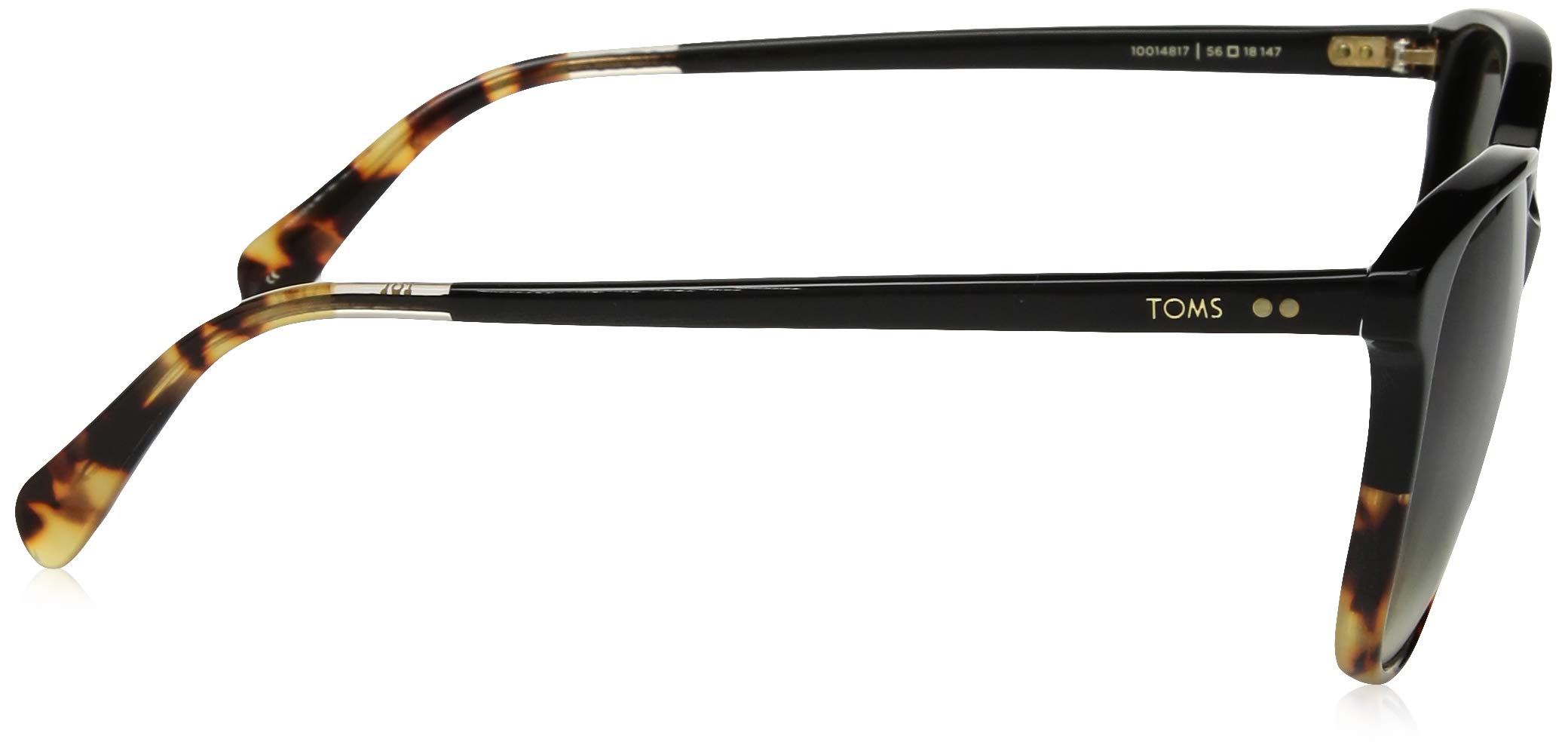 TOMS Women's Sandela Oversized Sunglasses - UV Protection Polarized Fashion Sunglasses for Women - Perfect for Beach, Driving & Outdoor Activities