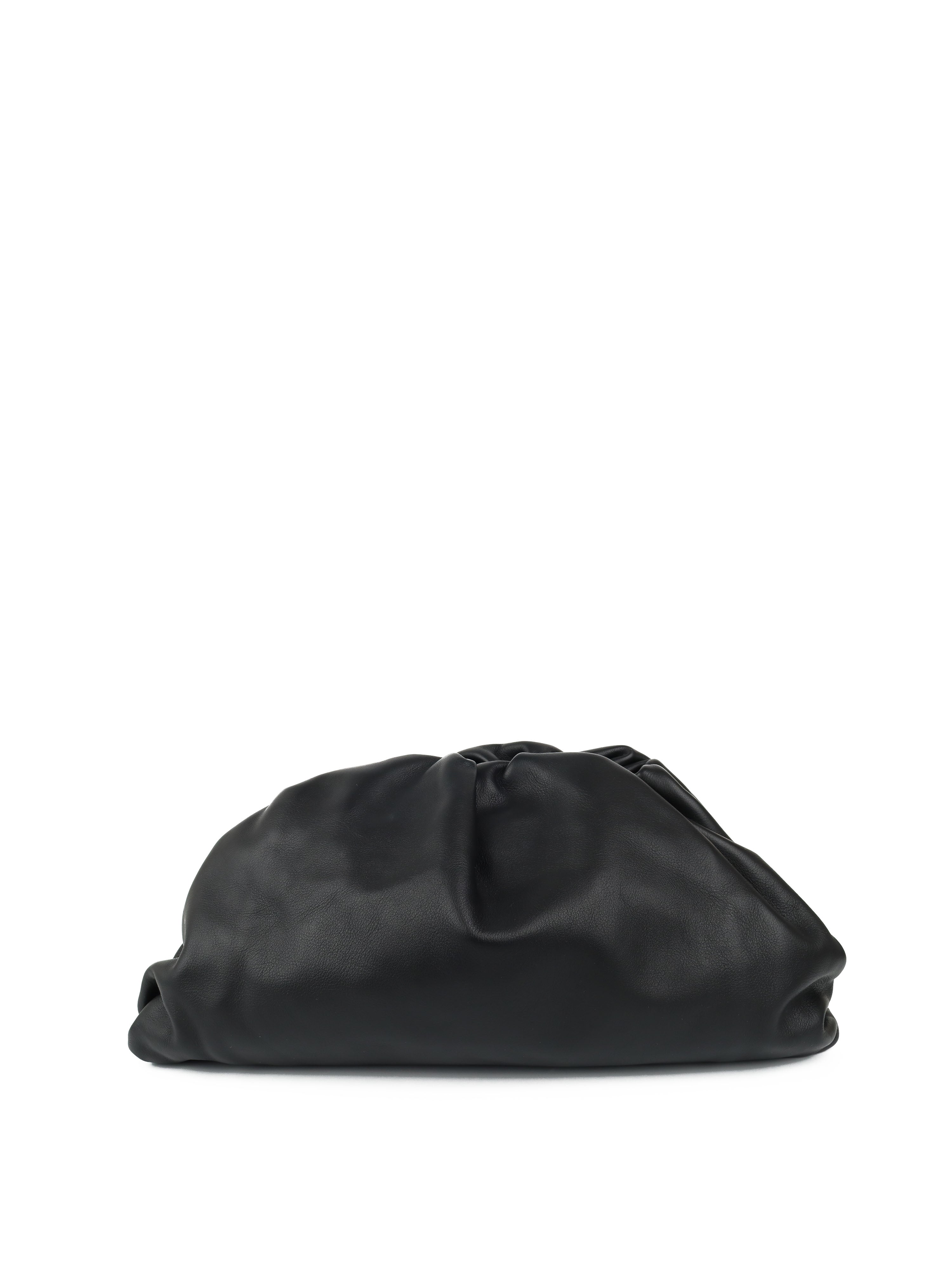 Bottega Veneta Large Black The Pouch Bag - Luxury Leather Shoulder Handbag for Women, Perfect for Evening Parties, Date Nights & Special Occasions
