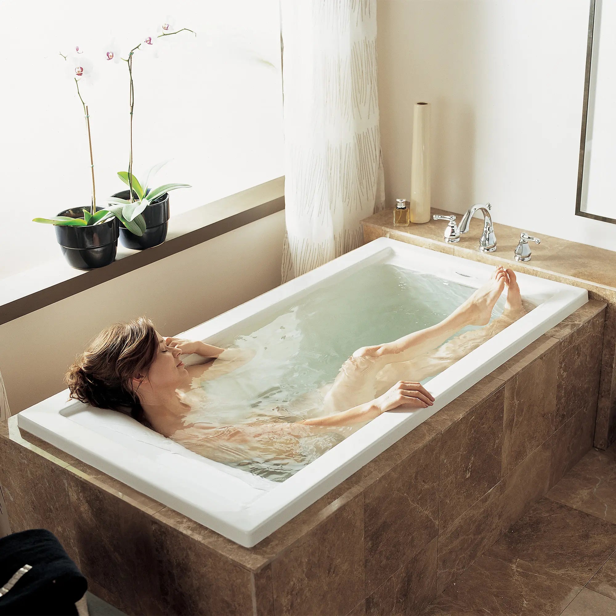Evolution® 60 x 32 Inch Deep Soak® Drop-In Bathtub - Luxurious Freestanding Soaking Tub for Spa-Like Relaxation at Home