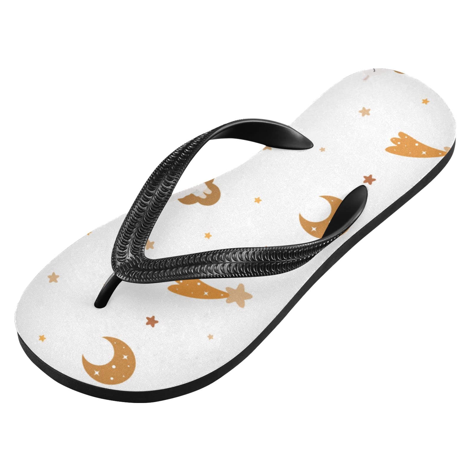 Alpaca Moon Cloud Flip Flops - Non-Slip Rubber Sandals for Women & Men | Comfortable Beach Slippers for Summer, Travel, Pool, Shower & Parties | Fashionable Strapped Sandals for Outdoor Activities