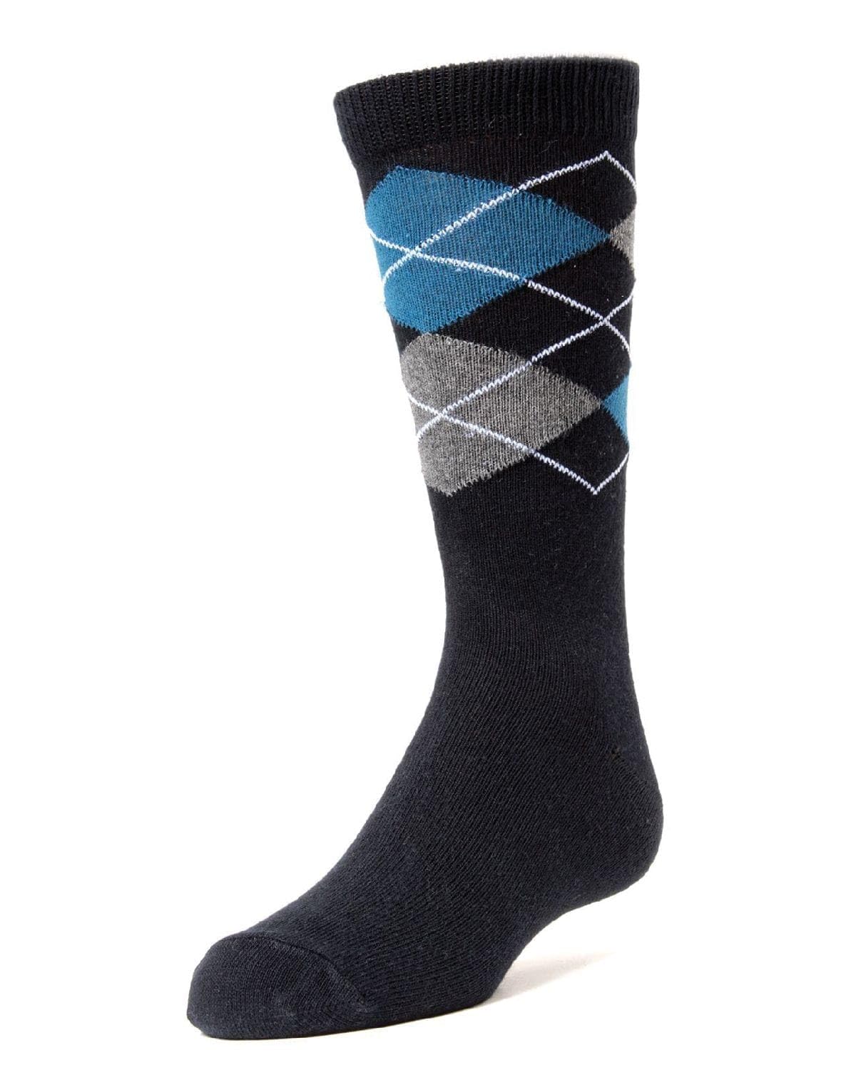 MeMoi Boys' Cotton Blend Argyle Socks - Preppy & Prim Style for School, Dress Shoes & Casual Outfits