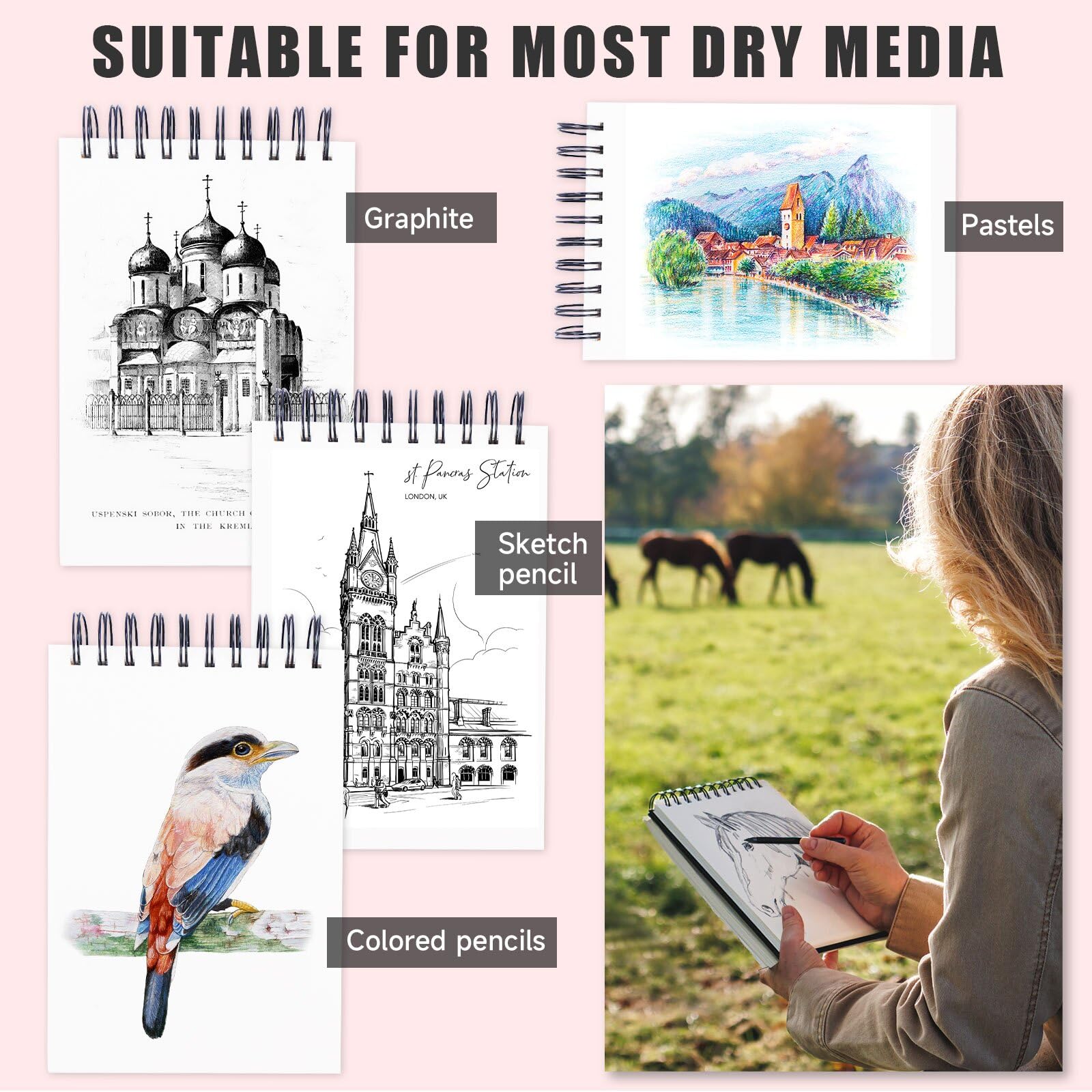 Premium Sketch Book for Artists - 5.5