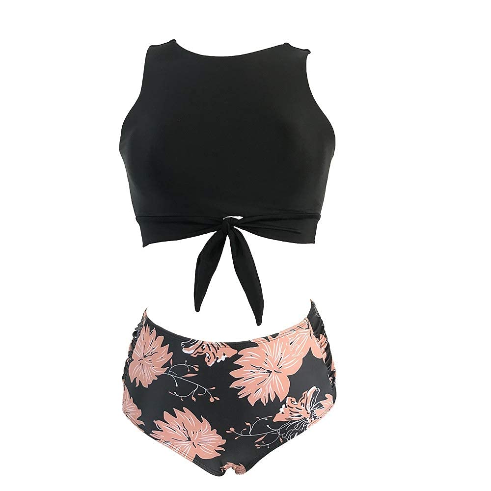 Women's High Waisted Bikini Set - Sexy Padded Swimsuit with Soft Comfortable Fabric | Perfect for Beach, Pool Party & Summer Vacation (Color: Yt52, Size: Small)