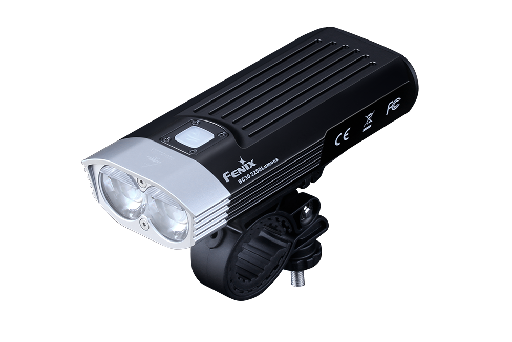 Fenix BC30 V2 1600 Lumen Rechargeable LED Bike Light - High Brightness Bicycle Headlight for Night Riding, Commuting & Mountain Biking