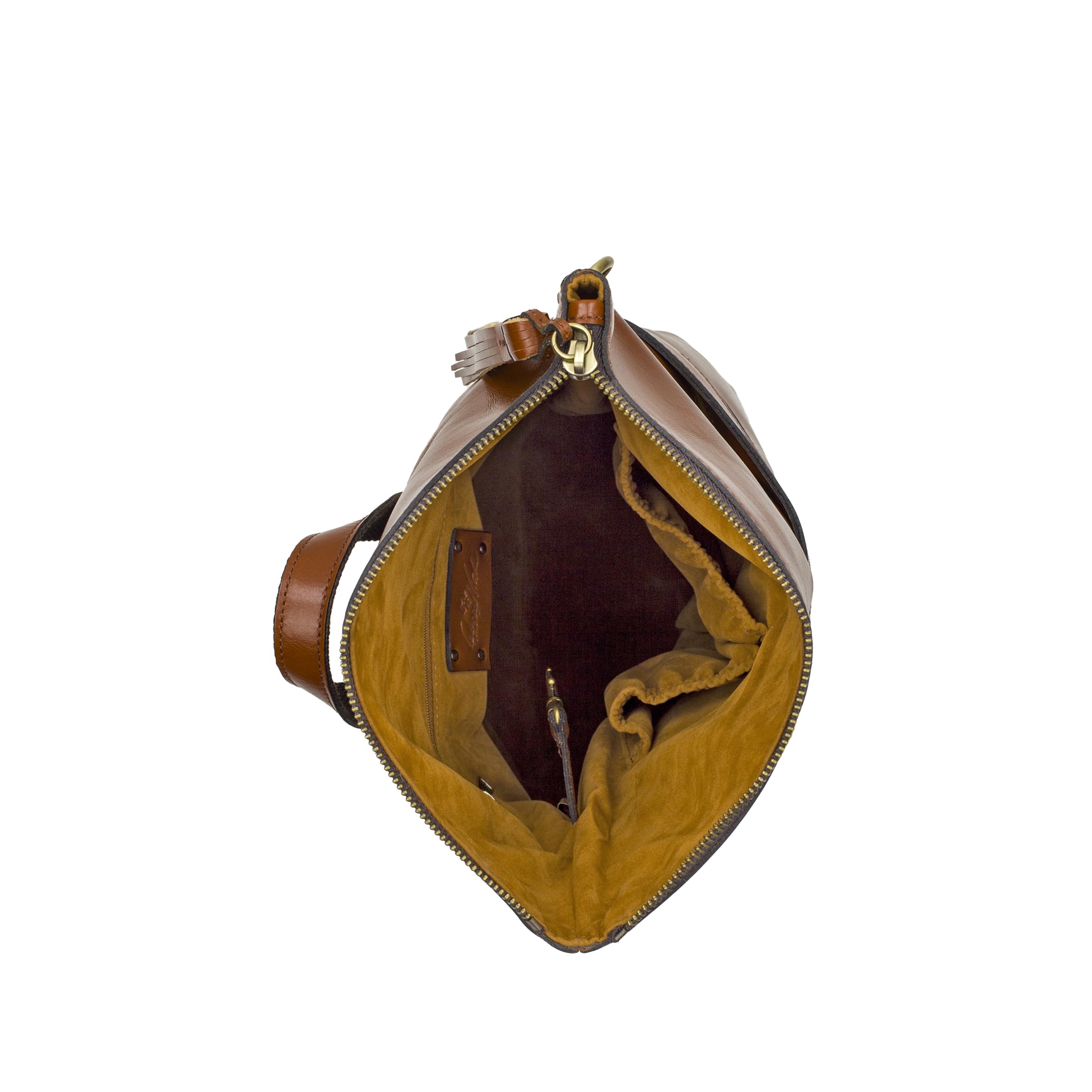 Patricia Nash Luzille 100% Full Grain Leather Backpack for Women - Convertible Backpack Tote - Genuine Leather Backpack Purse & Crossbody Bag in Tan (One Size) - Perfect for Travel, Work & Everyday Use