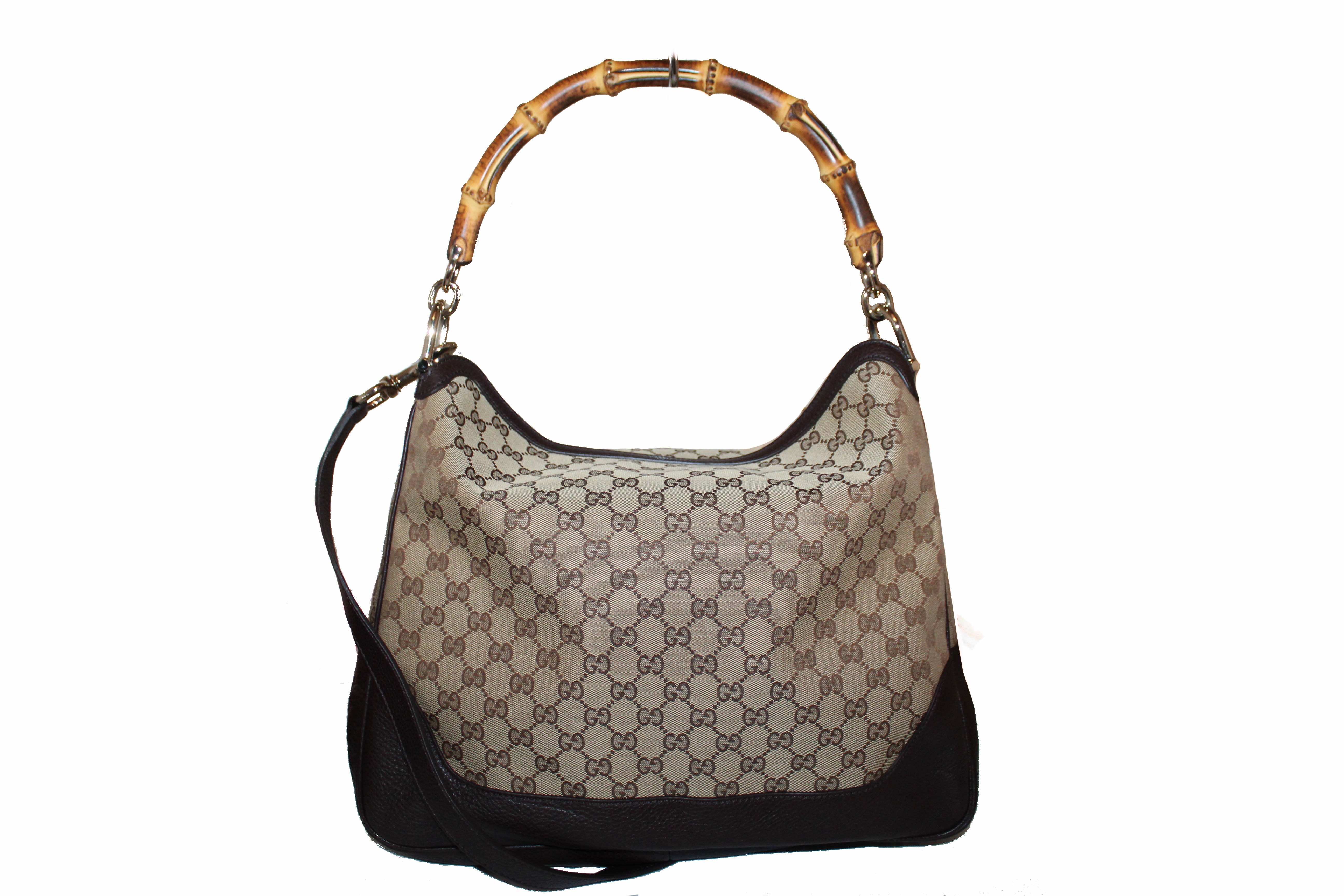 Authentic Gucci GG Diana Medium Bamboo Shoulder Bag - Luxury Designer Handbag for Women | Perfect for Work, Evening Events & Travel Accessories