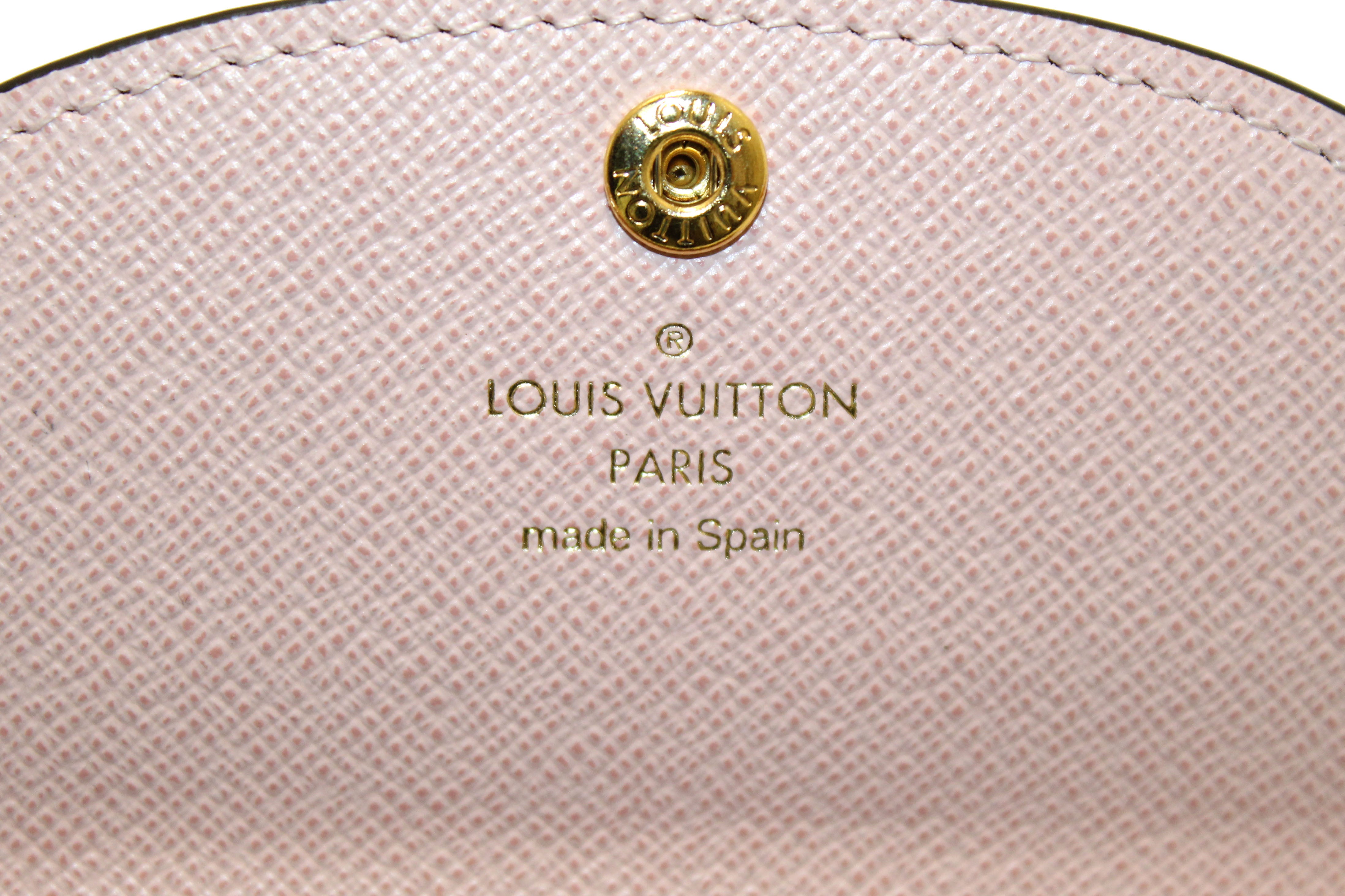 Authentic Louis Vuitton Monogram Rosalie Coin Purse & Wallet - Compact Luxury Organizer for Cards, Cash, and Coins | Perfect for Everyday Use, Travel, and Gift Giving