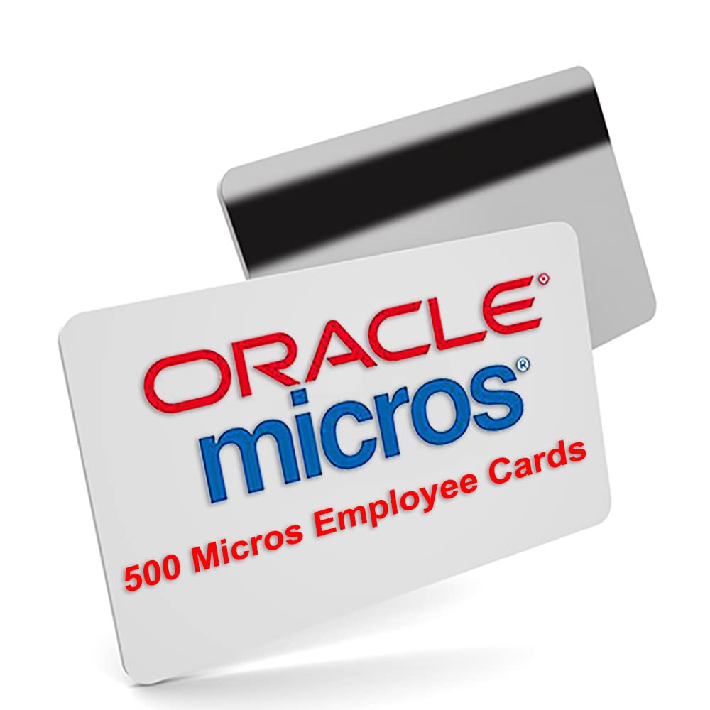 500 Micros Server Swipe Employee Cards - Durable RFID Access Control Cards for Restaurant POS Systems, Hotel Management & Retail Staff ID (Perfect for Employee Time Tracking & Secure Building Access)