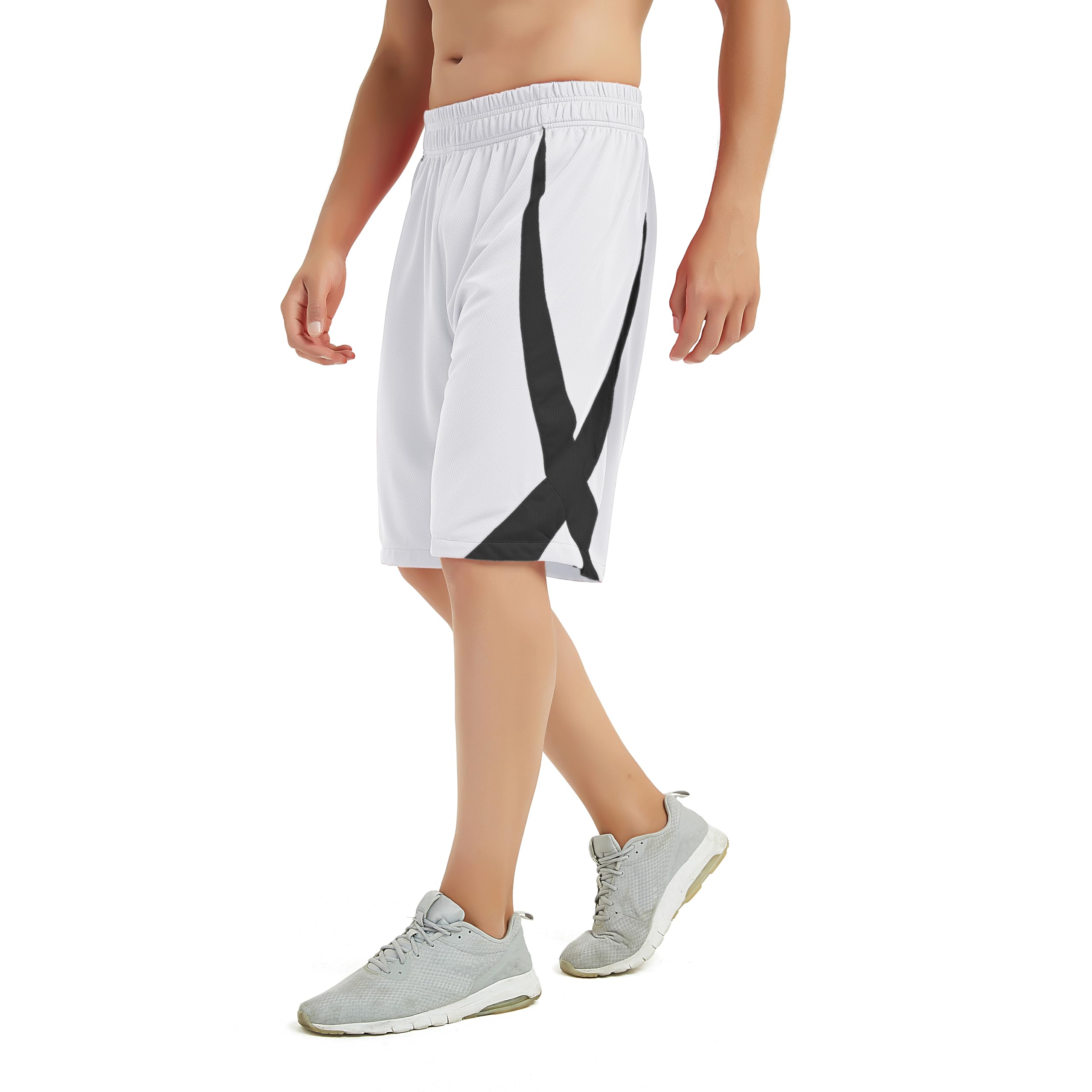 TopTie Men's Lounge Walking Shorts - Comfortable Pajama Active Shorts for Workout, MMA, Flag Football & Relaxing - No Pockets Design - Perfect for Home, Gym & Outdoor Activities