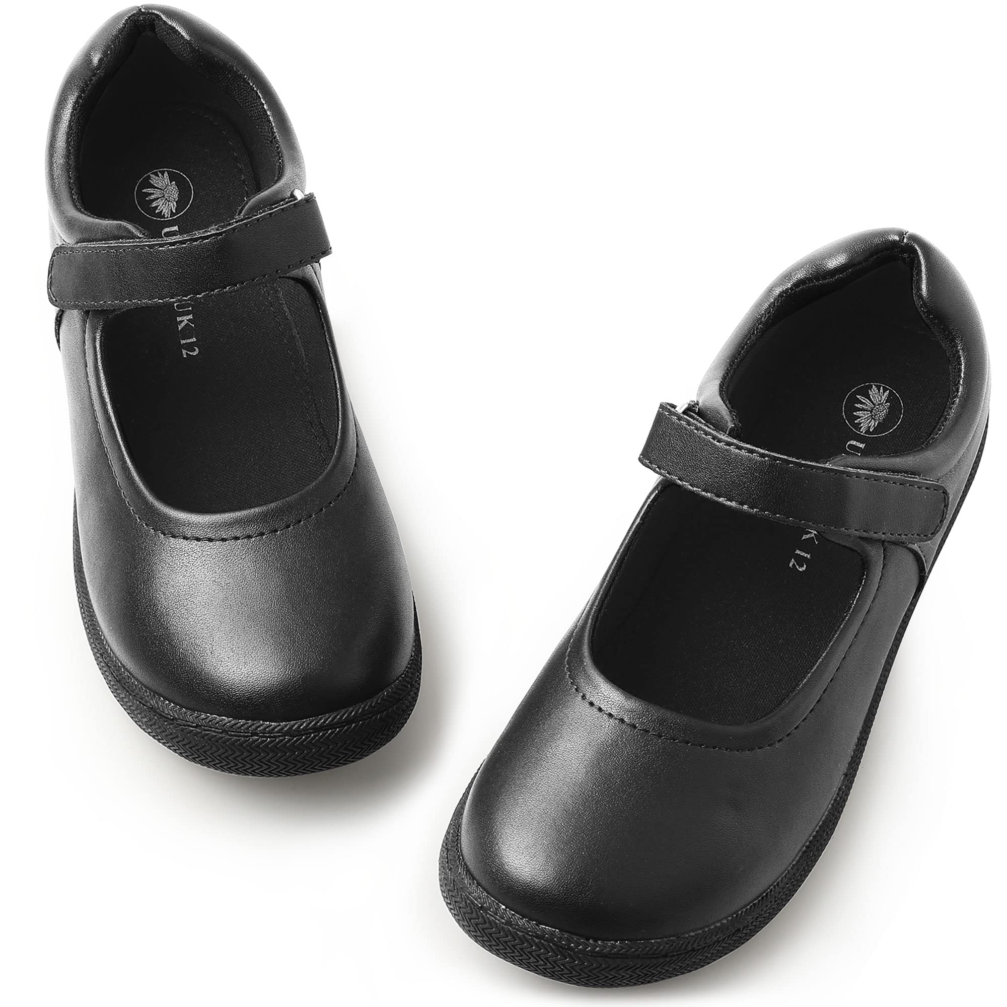 Girls Mary Jane Shoes - Cute Dress Flats for School Uniform, Wedding & Back to School | Comfortable & Stylish Toddler Shoes for Special Occasions & Daily Wear