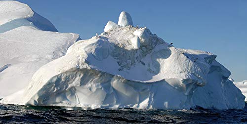 20x30 Inch Laminated Greenland Snow Iceberg Poster - Vibrant Colors & High-Quality Print - Perfect for Living Room, Bedroom & Office Wall Decor - Fits Standard Frames