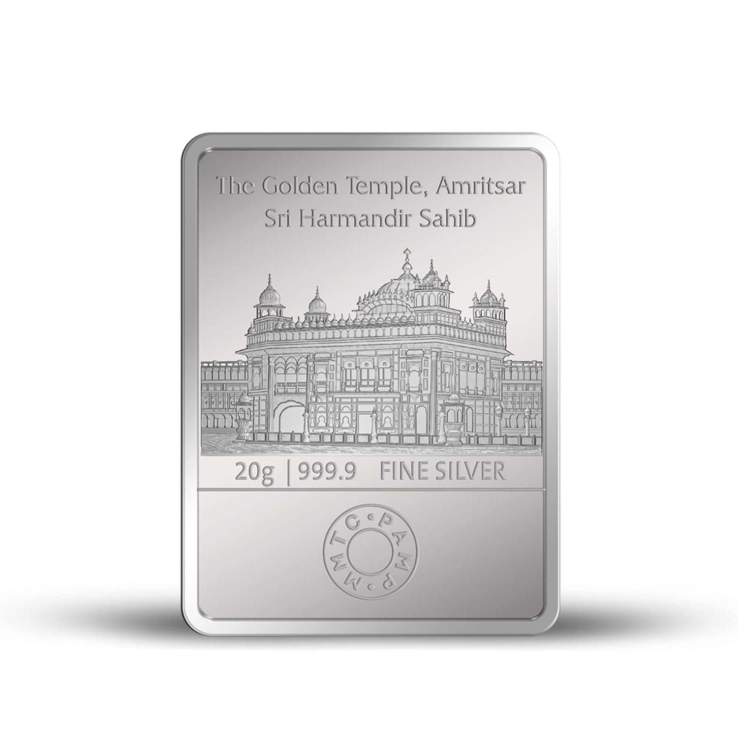 999 Pure Silver Bar - 20 Grams Guru Nanak Commemorative Silver Bullion for Investment & Collecting | Perfect for Gifts, Pooja, and Religious Ceremonies