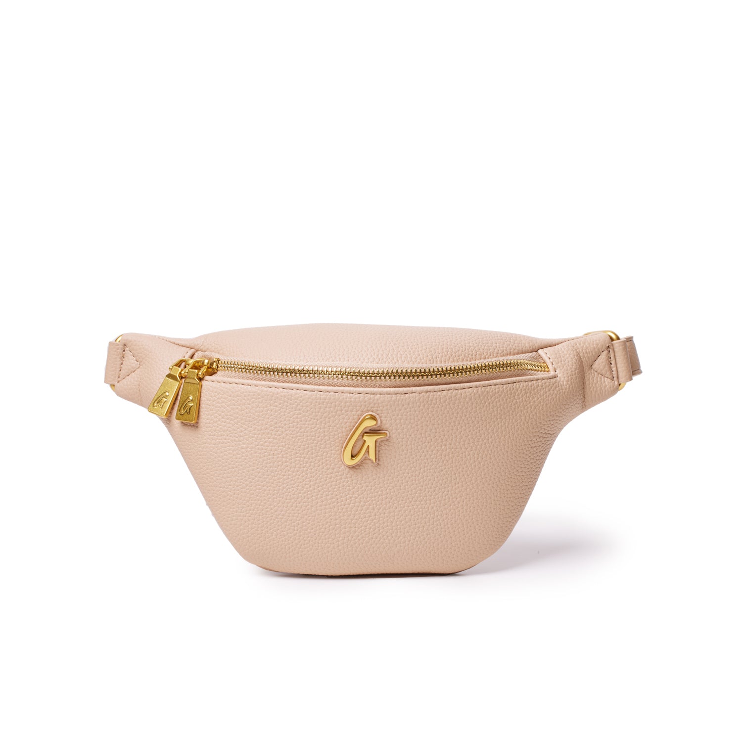 Mini Pebble Fanny Pack in Nude - Stylish Waist Bag for Travel, Hiking & Everyday Use