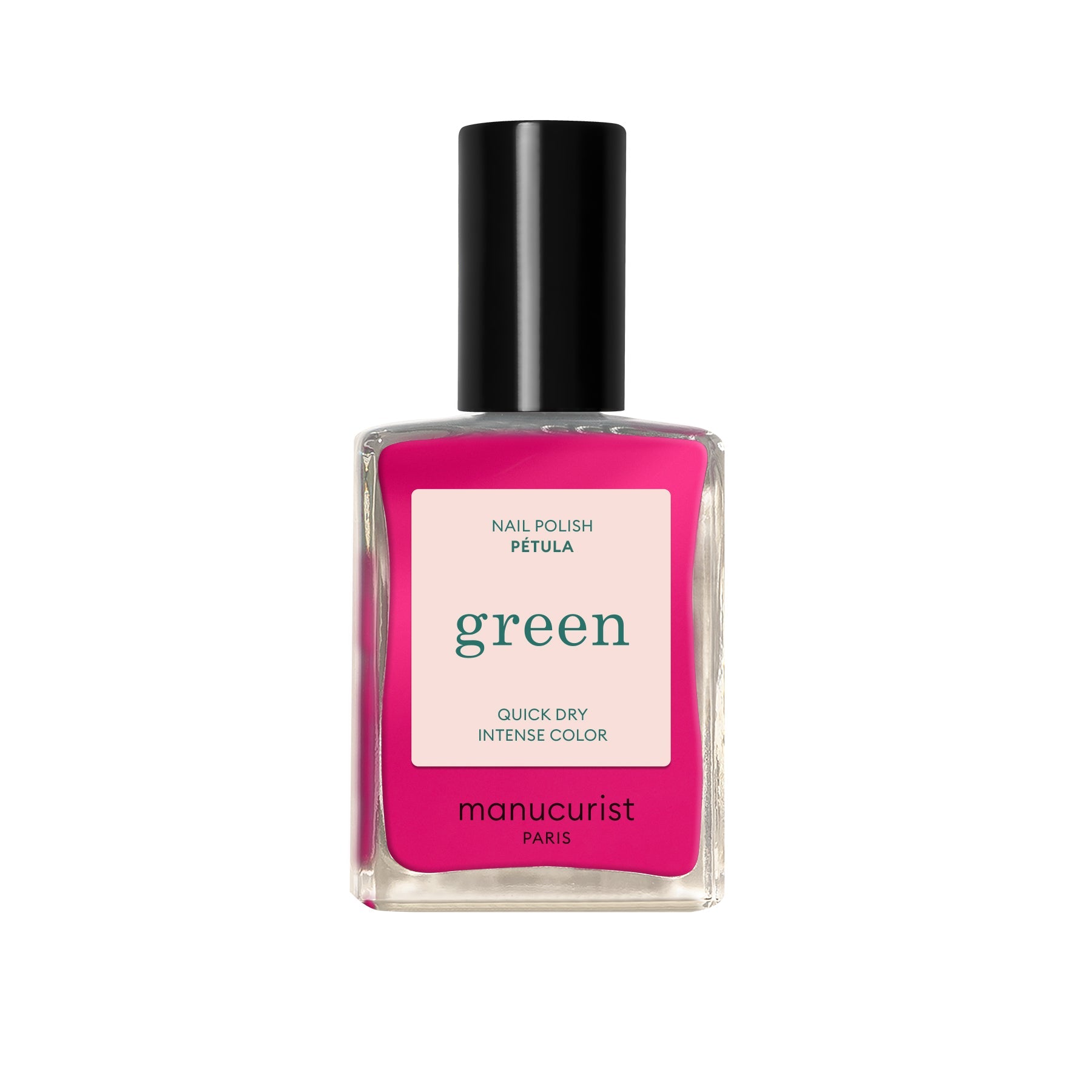 Green Nail Polish by Pétula - Vegan & Long-Lasting Nail Lacquer for Manicures & Pedicures | Perfect for Everyday Wear, Parties & Special Occasions