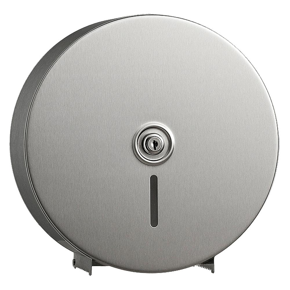Bobrick B2890 Surface Mounted Toilet Paper Dispenser - Satin Finish for Commercial & Public Restrooms - Durable & Hygienic Bathroom Tissue Holder