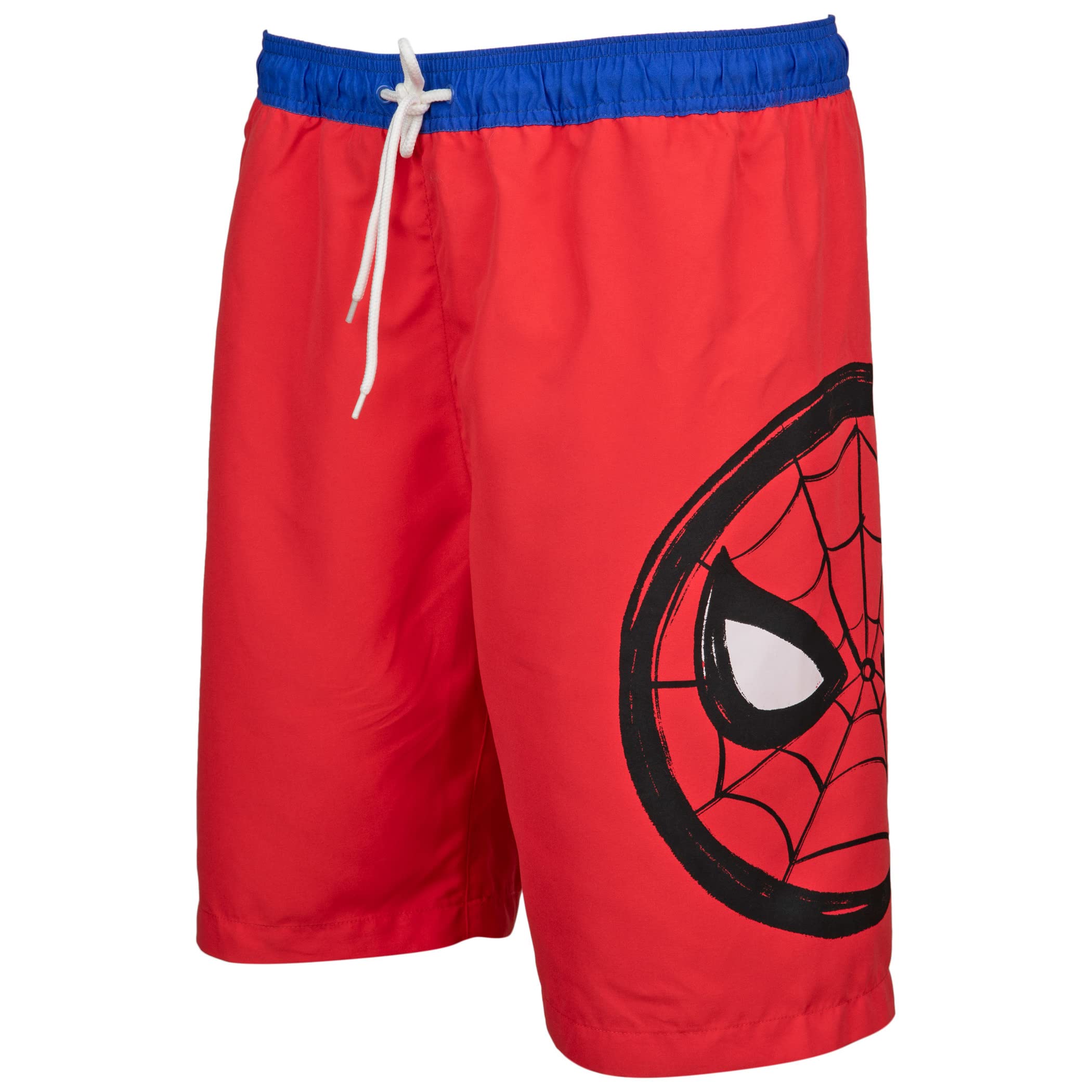 Spider-Man Men's Swim Trunks - Quick Dry Board Shorts for Swimming, Beach & Summer Vacation | Marvel Superhero Design