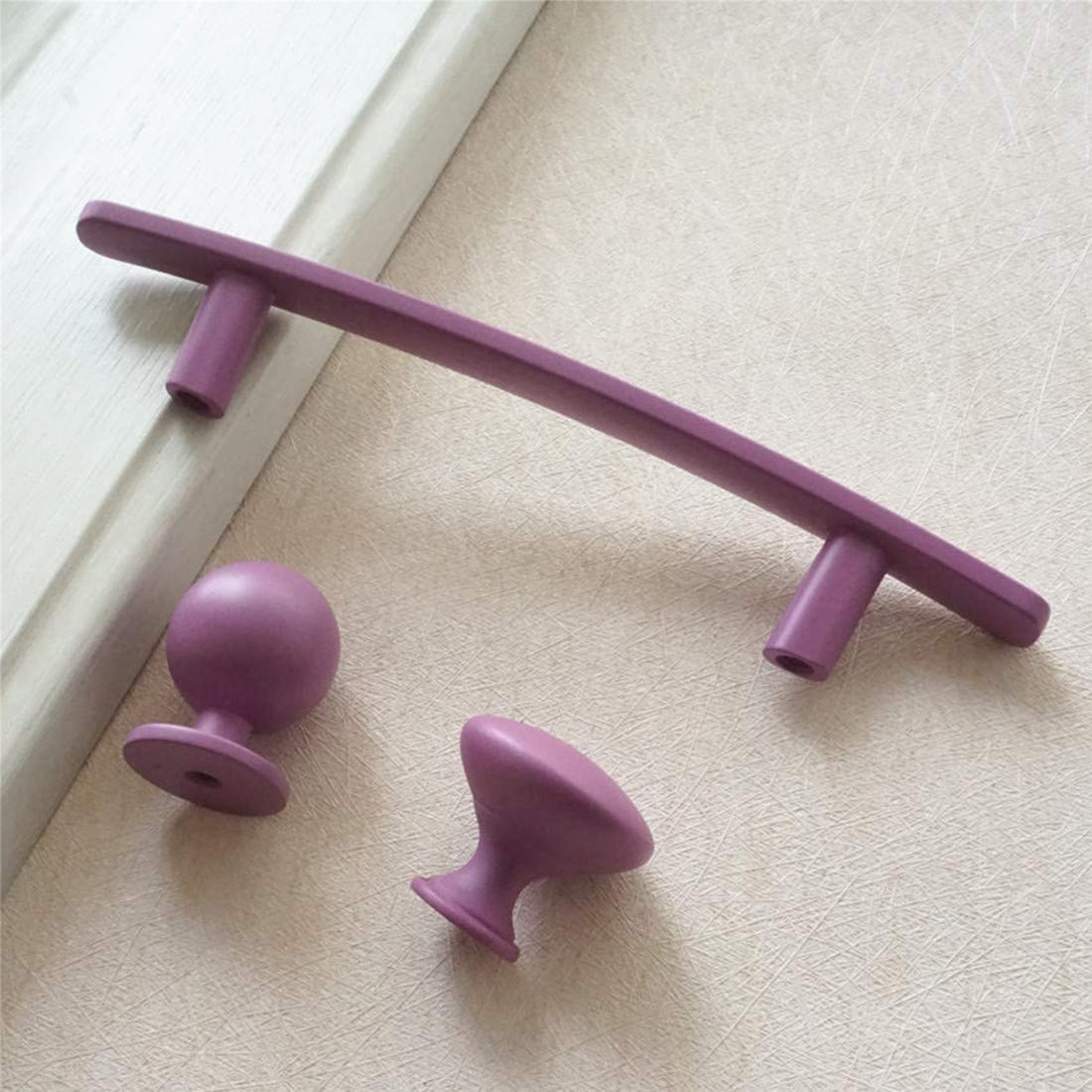 Purple Knob Drawer Pulls 3