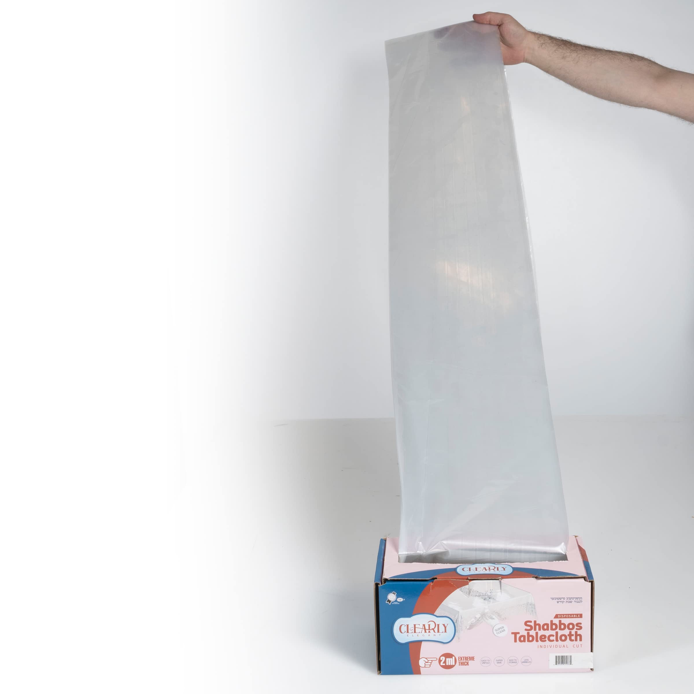 Premium Disposable Plastic Tablecloth Roll - 6 Pack 70