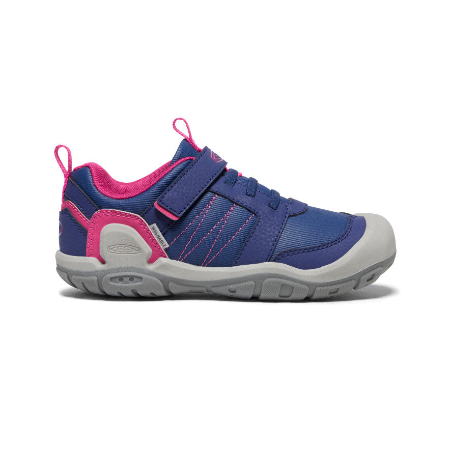 Big Kids' Knotch Peak Sneakers - Blue Depths/Pink Peacock | Comfortable Running Shoes for Boys & Girls | Perfect for School, Play & Outdoor Activities