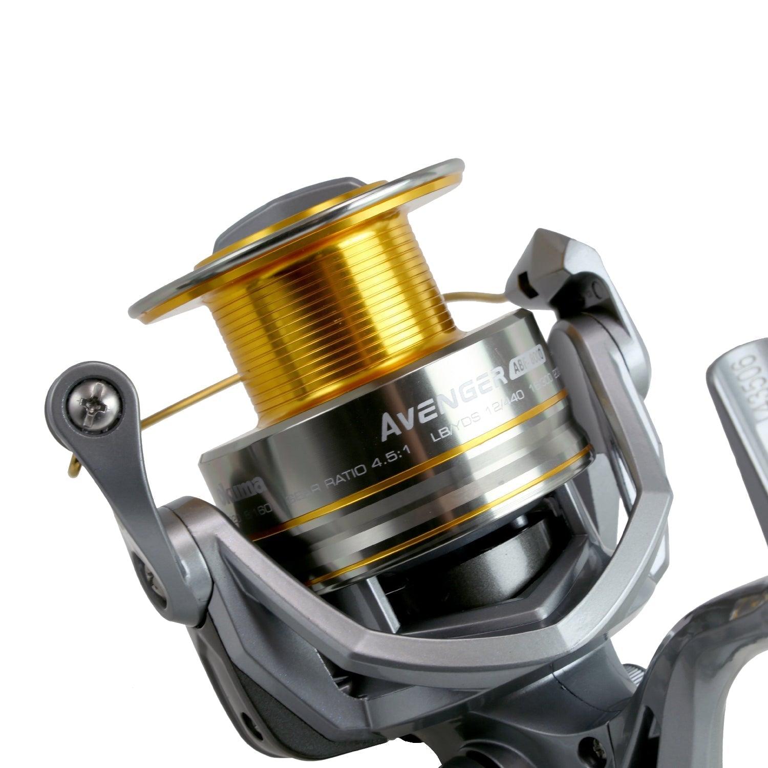 Okuma Avenger ABF Baitfeeder Fishing Reels - Saltwater & Freshwater Spinning Reel for Surf, Pier, and Boat Fishing